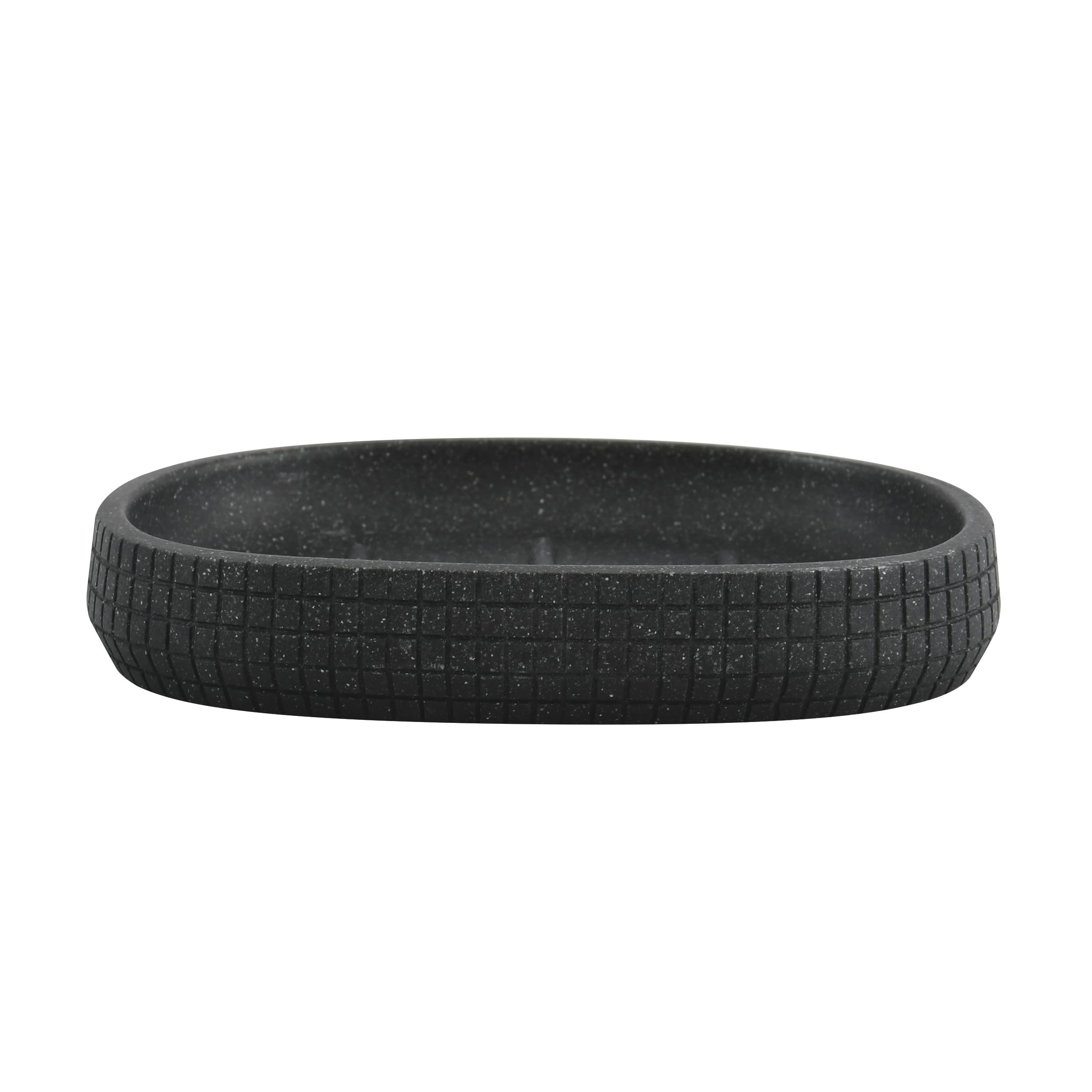 MSV Soap dish Norden of polyresin black