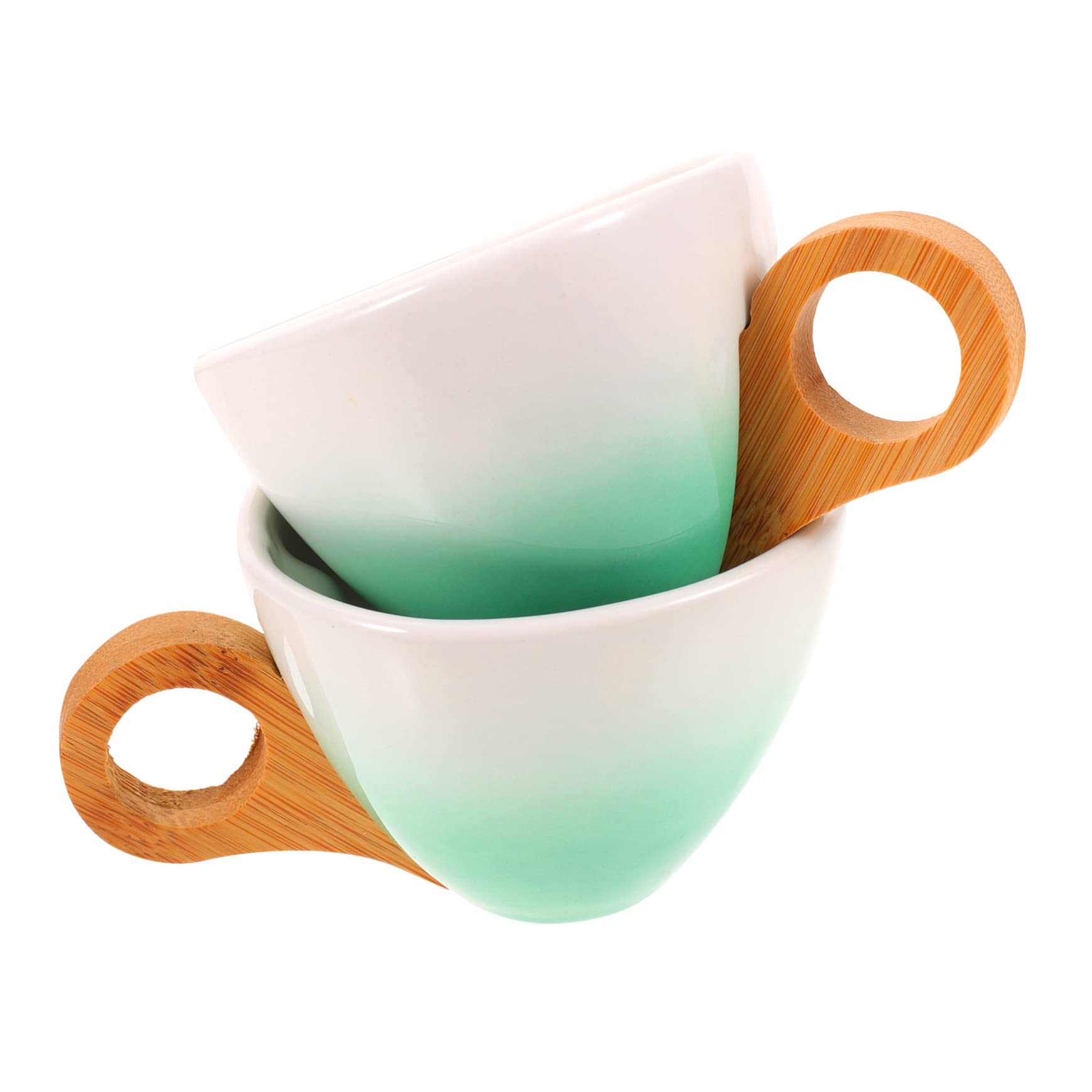 Tasses à café dégradées : tasses expresso céramique anti-choc thermique
