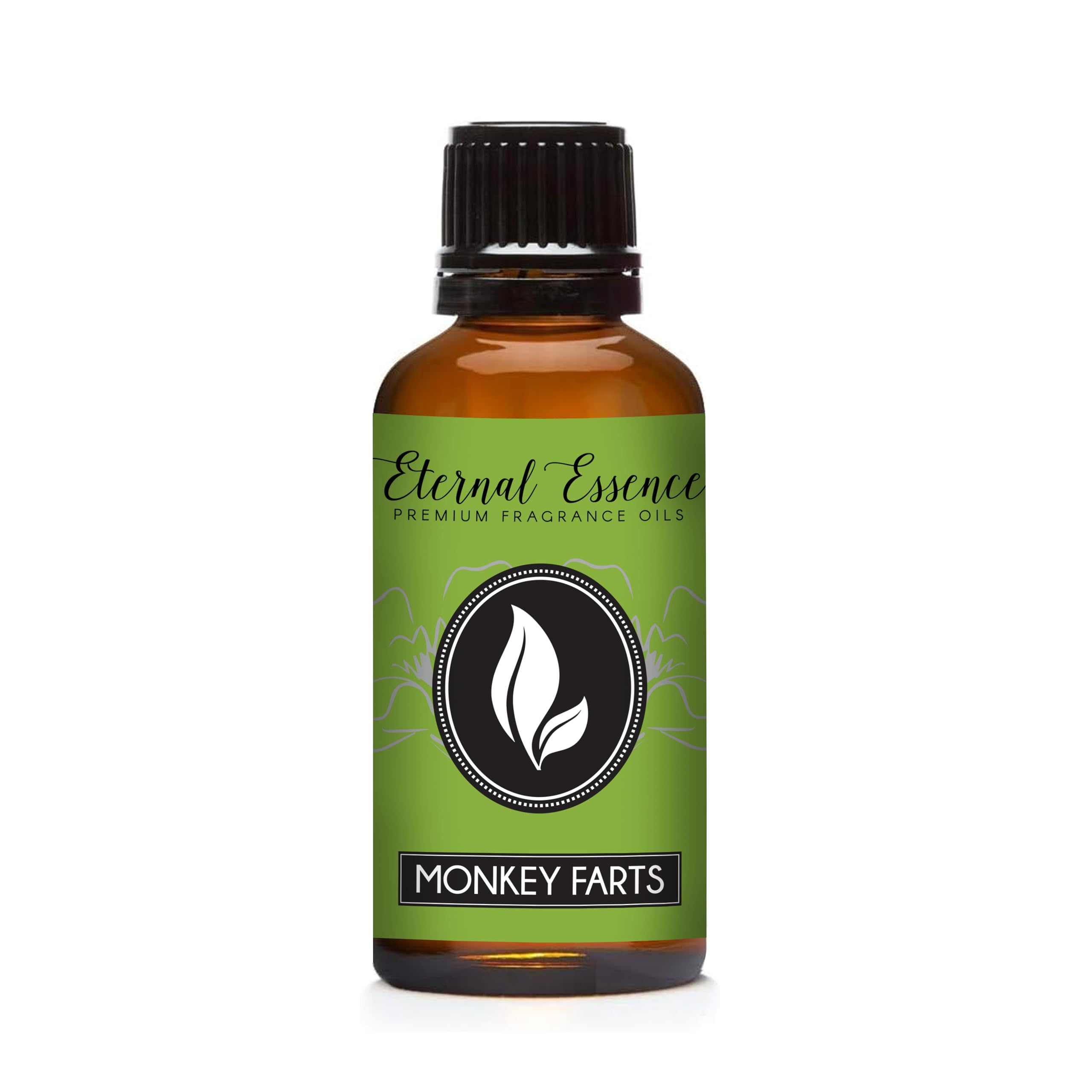 Eternal Essence Oils Monkey Farts 30ml Premium Fragrance Oil - for Candle, Soap Making, Aromatherapy, Diffusers, Home Care, & Humidifiers