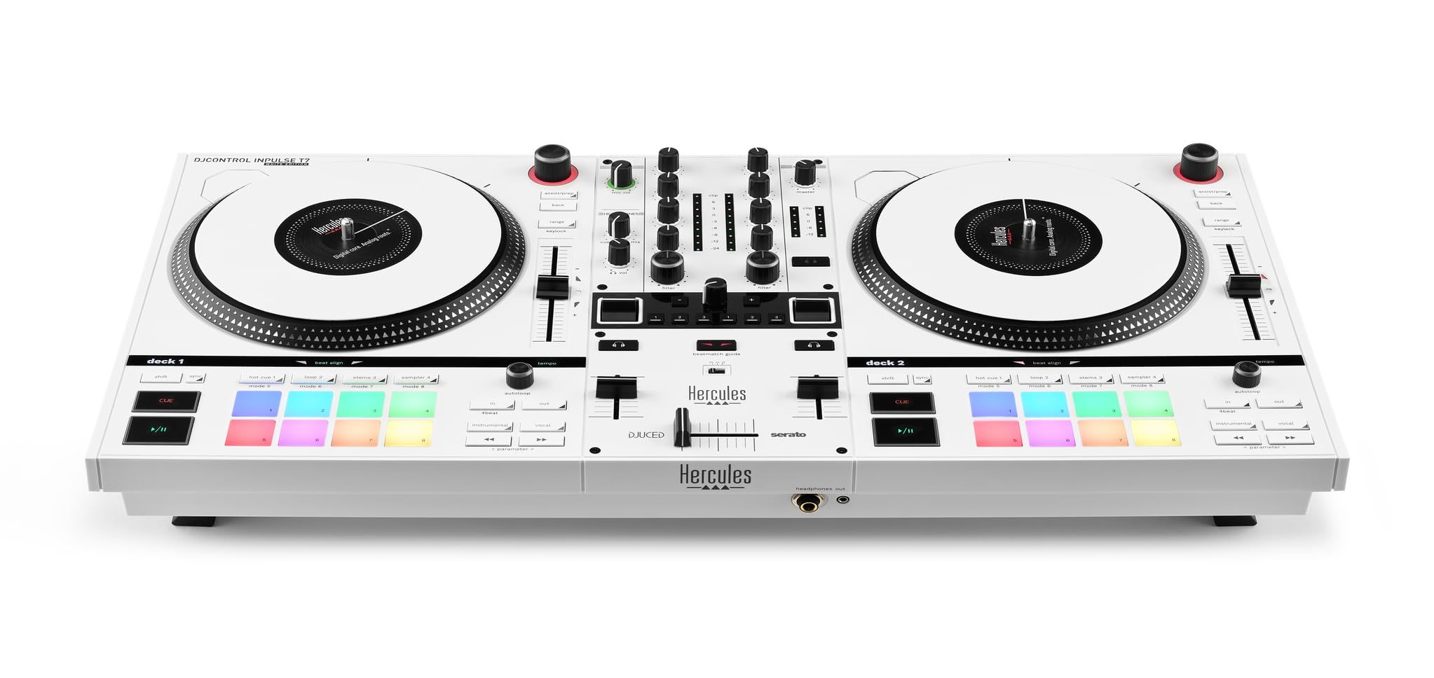 Hercules DJ Control Inpulse T7 White, Limited Edition