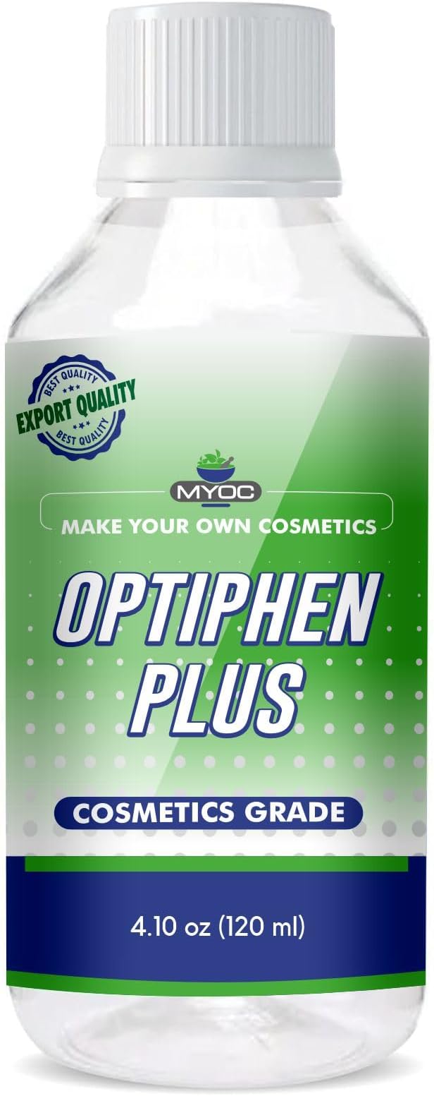 Optiphen Plus Preservative | Natural Preservative for Cosmetics Water Soluble Paraben Free Broad Spectrum Preservative for Lotions Making DIY Products, Serums - 120ml