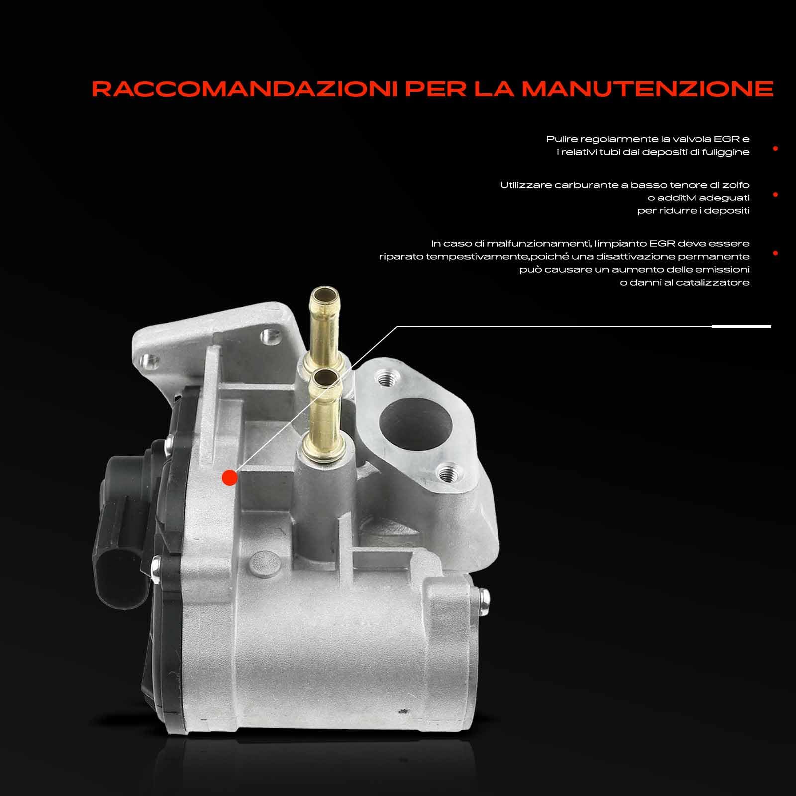 Frankberg Valvola EGR Compatibile con Golf Plus 521 5M1 1.6 FSI A3 8P1 1.6 FSI Golf V 1K1 1.6 FSI E.O.S 1F7 1F8 1.6 FSI Polo 9A 9N 1.4 FSI Replace# 03C131503B,555204
