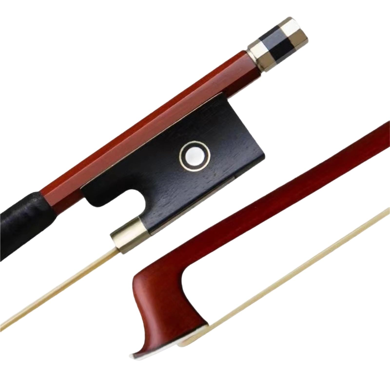 Arcos De Violín Profesionales Arco De Violín Sándalo Rojo O Ébano Guqin Crin Natural(1-2 Size)