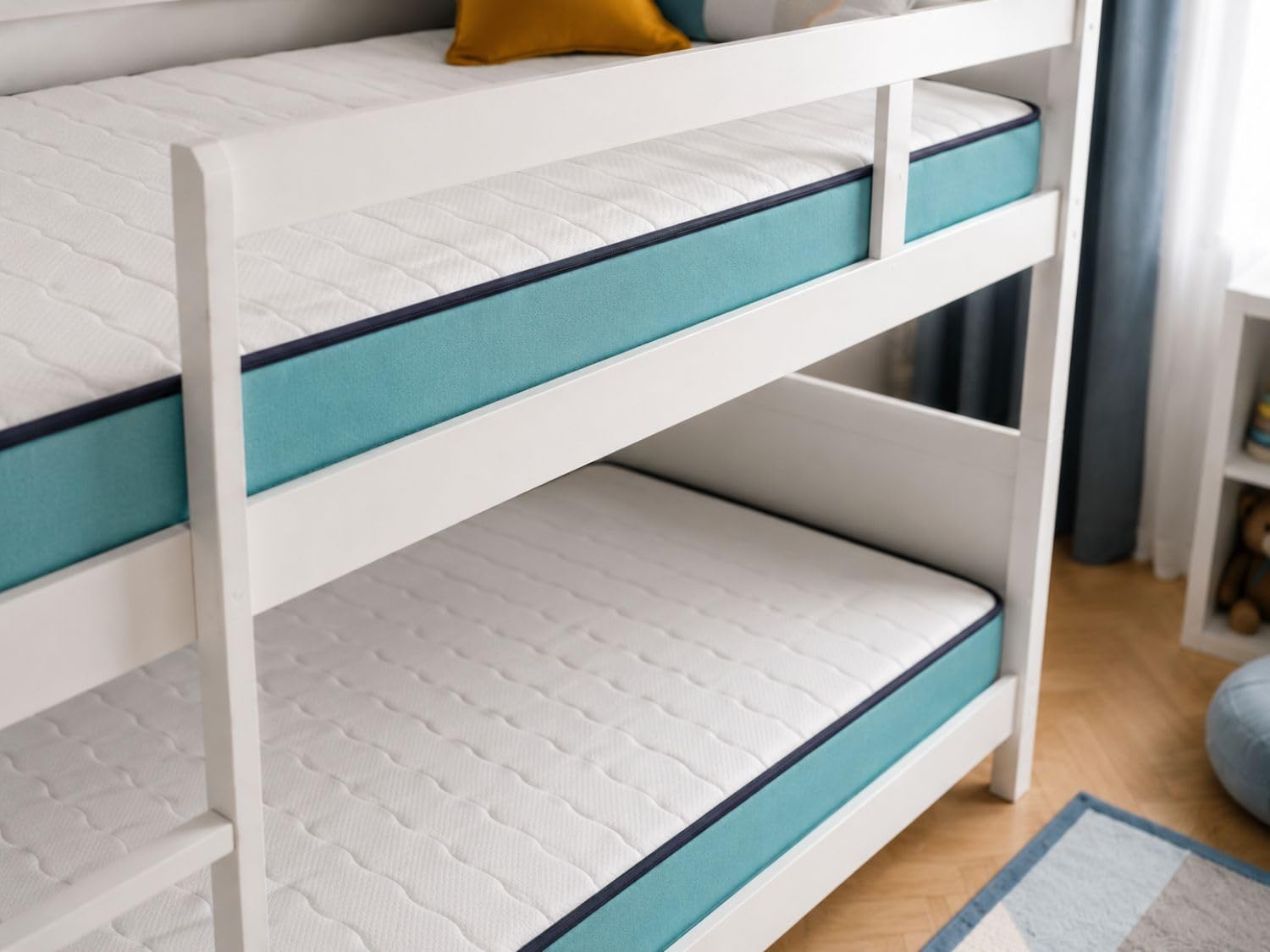 DORMISSIMO Pack 2 Materac 90x200 Promo Comfort Grubość 14 CM Ergonomiczny, oddychający, pamięć. Idealny do łóżka wysuwanego