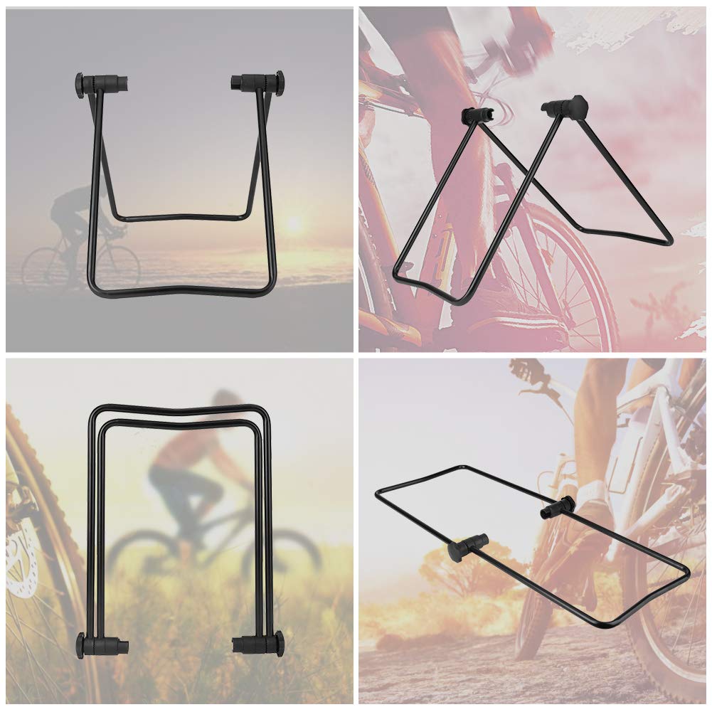 LIFEJXWEN Support Vélo Mural Pliable Avec Pince 360° Et Hauteur Réglable – Atelier Garage Ou Maison