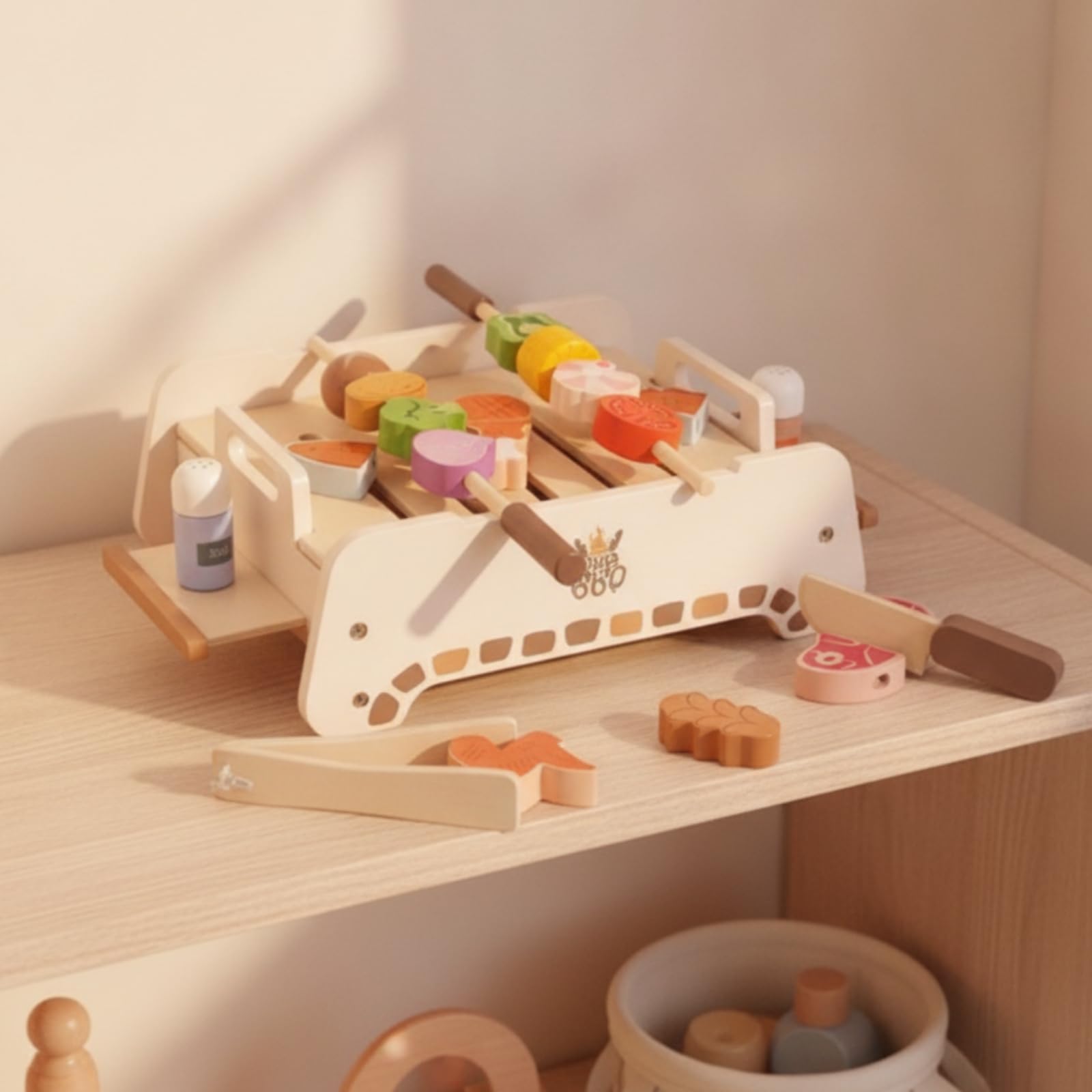 Milageto Barbacoa Juguete Didáctico | Educativo, Juego Barbacoa Infantil, para Casa, Niños