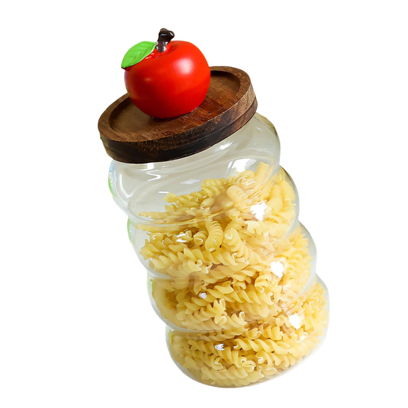 Jazuaiao Sturdy Glass Jar for Organizing Seasoning Coffee and Dry Goods Cupboard Organizers