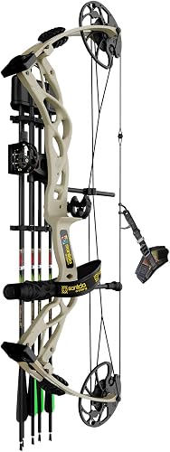 Sanlida Dragon X9 Ready to Hunt Compound Bow Package for Adults, Archery Compound Bow and Arrow Set, 0-70 Lbs Draw Weight, No Bow Press Needed, Limited Life-time Warranty