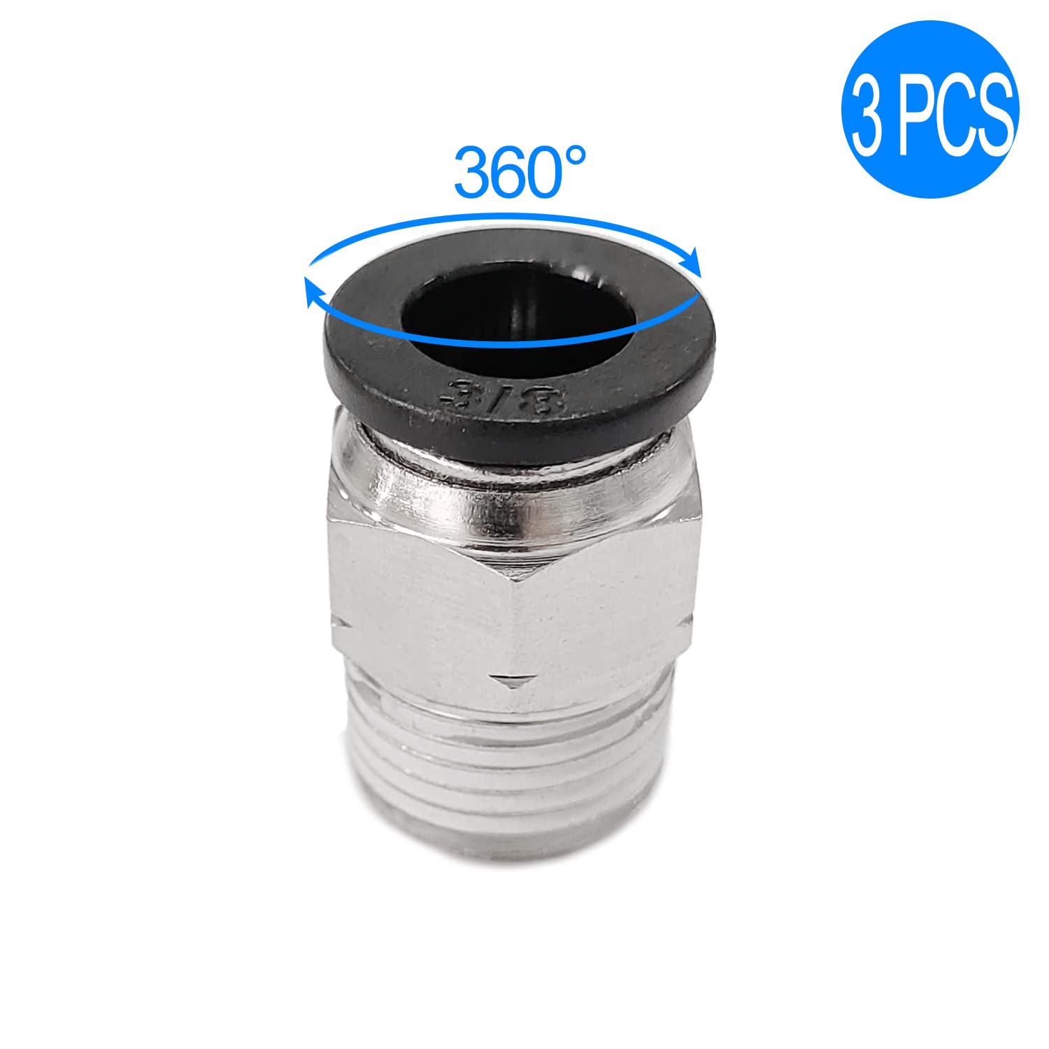 Extracteur Rotule Sourcing Map 8mm X 6mm X 6mm Tuyau Id Raccord Cannelé Tuyau Aile Avant Gauche Golf 6