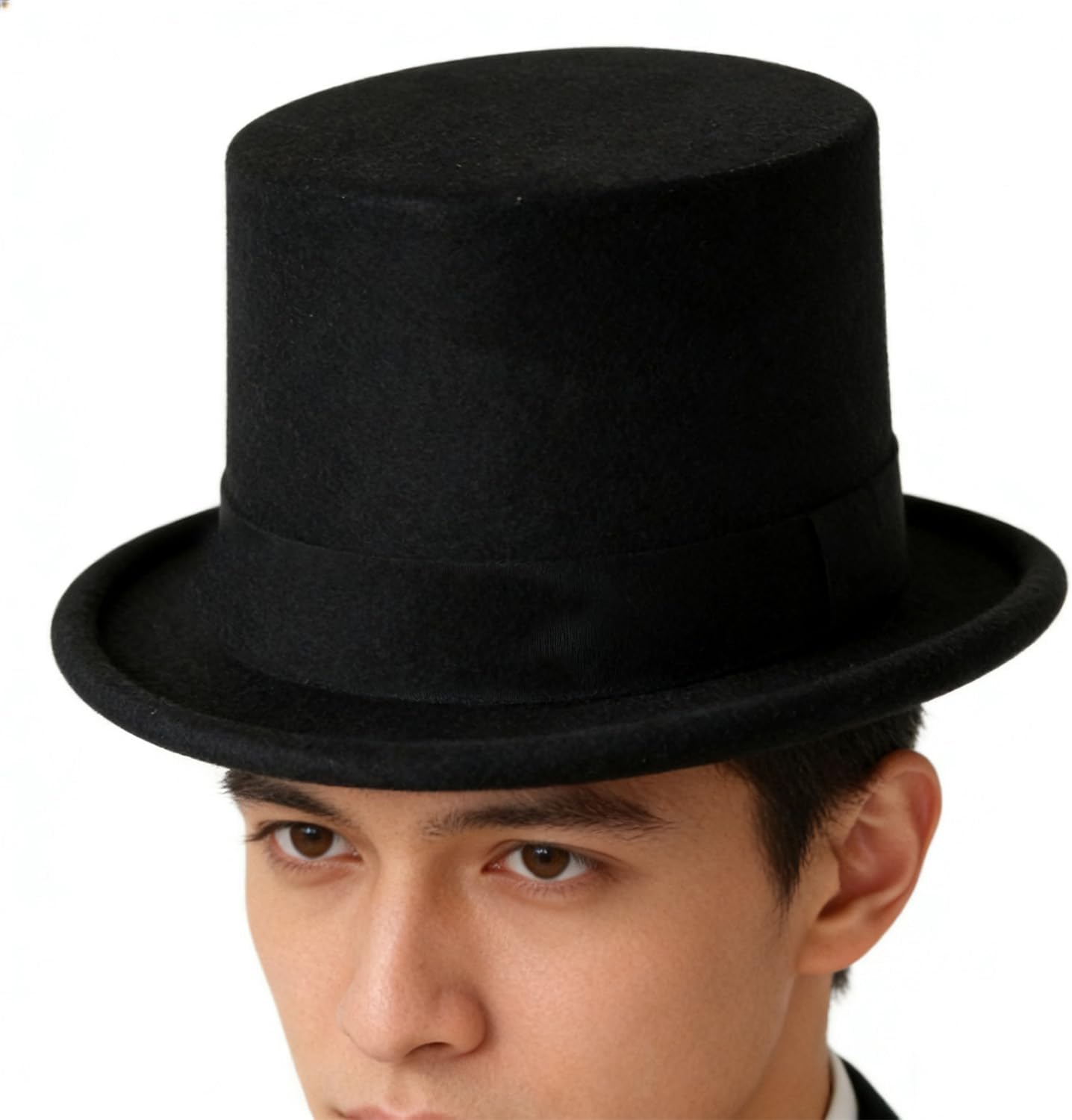6 Pack Adults Top Hats Plastic Magician Hat Costume Hat Top Hat for women Stage Performance Party Cosplay Supplies