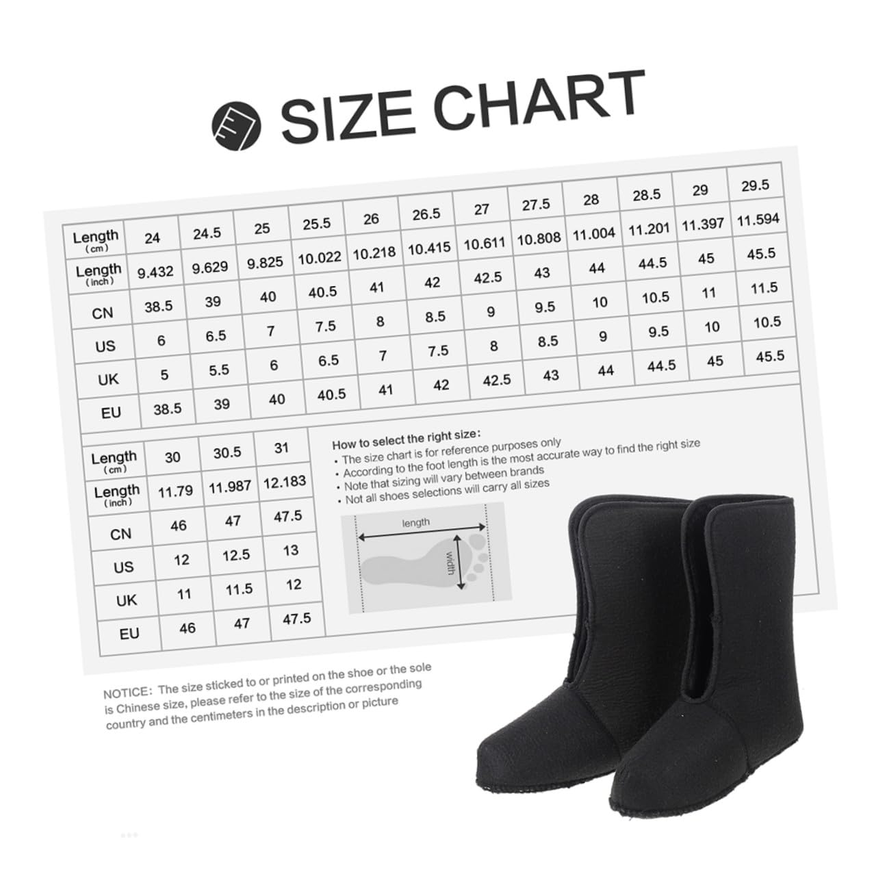 ABOOFAN Doublures Chaudes et Amovibles pour Bottes Homme Pointure 44 Semelles Intérieures Isolantes et Antidérapantes 2 Paires pour Randonnée Pêche et Activités Hivernales en