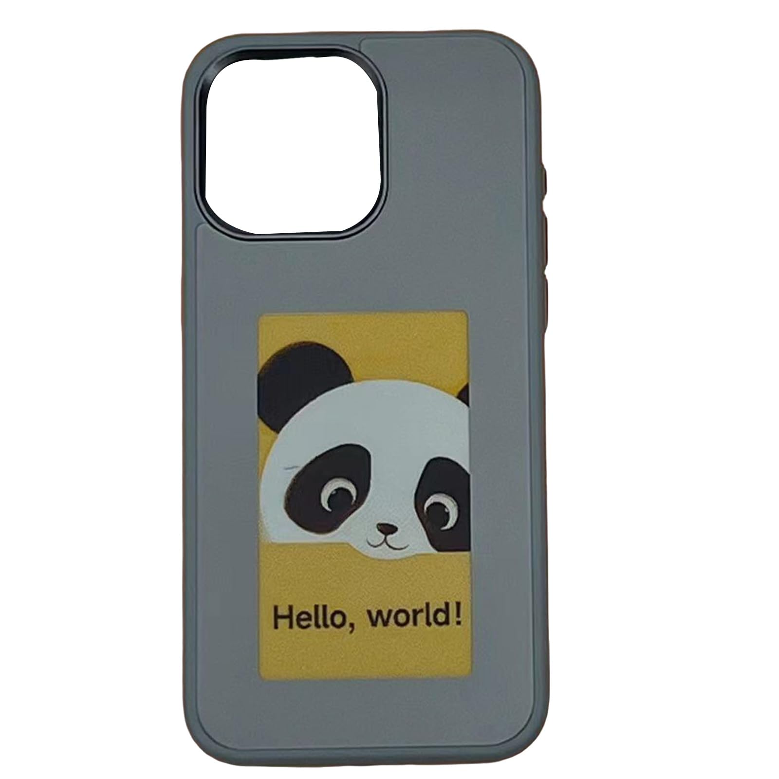 Custodia per telefono, cover in acrilico, 15 GRIGIO, M GRIGIO | Dynamic Abilita la custodia del telefono, schermo di condivisione, aggiorna la custodia del telefono dello schermo