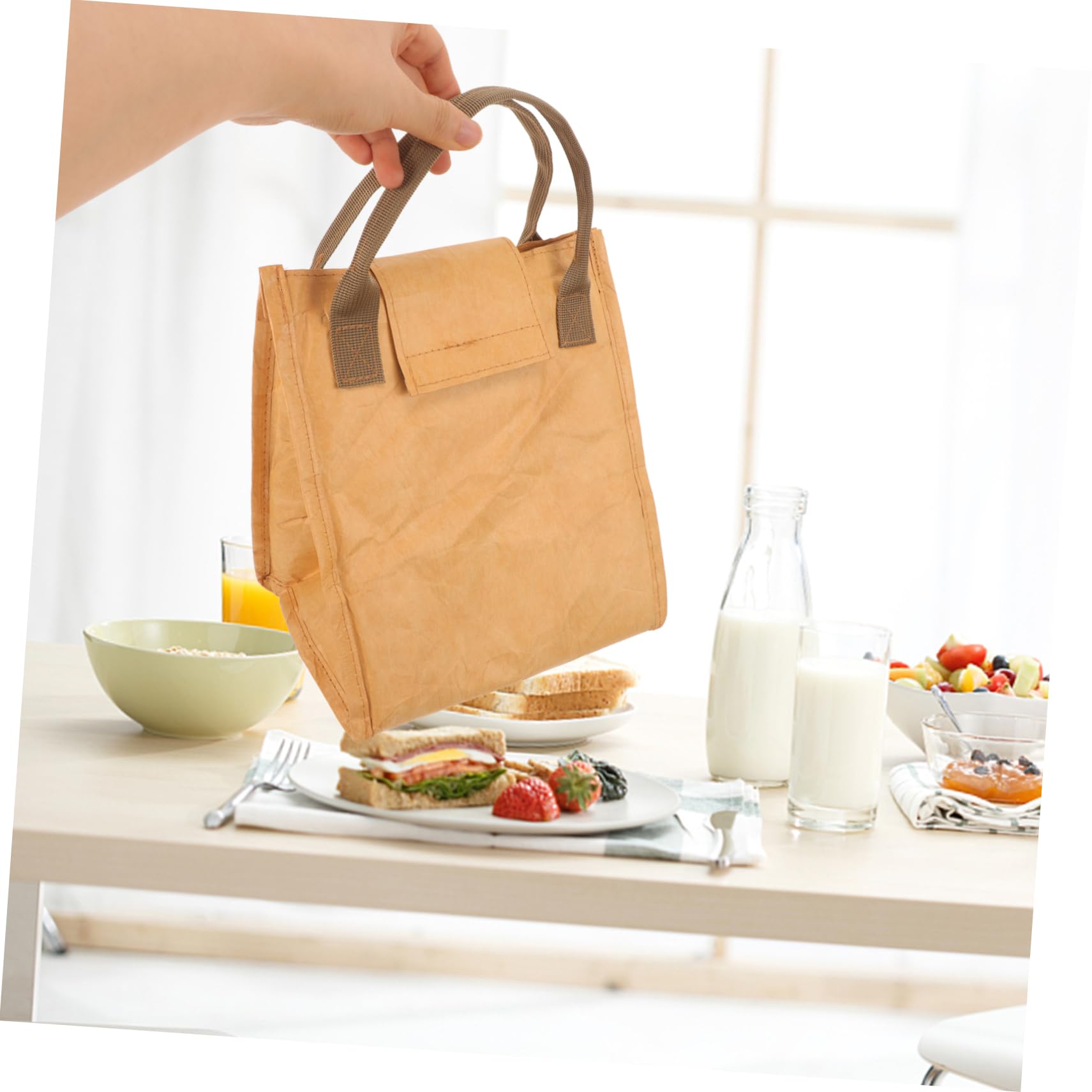 Ciieeo 4stücke Lunch Bag Für Erwachsene Große Kapazität Wasserdichter Picknick Und Thermotransportbeutel Für Büro Und Outdoor-aktivitäten Vielseitige Verwendung