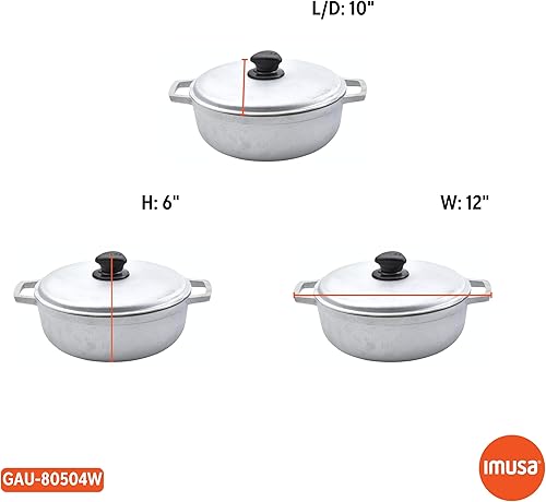 Vista 45 de IMUSA USA GAU-80560 - Mini caldero colombiano tradicional (horno holandés) para cocinar y servir, con capacidad para 0.7 qt.