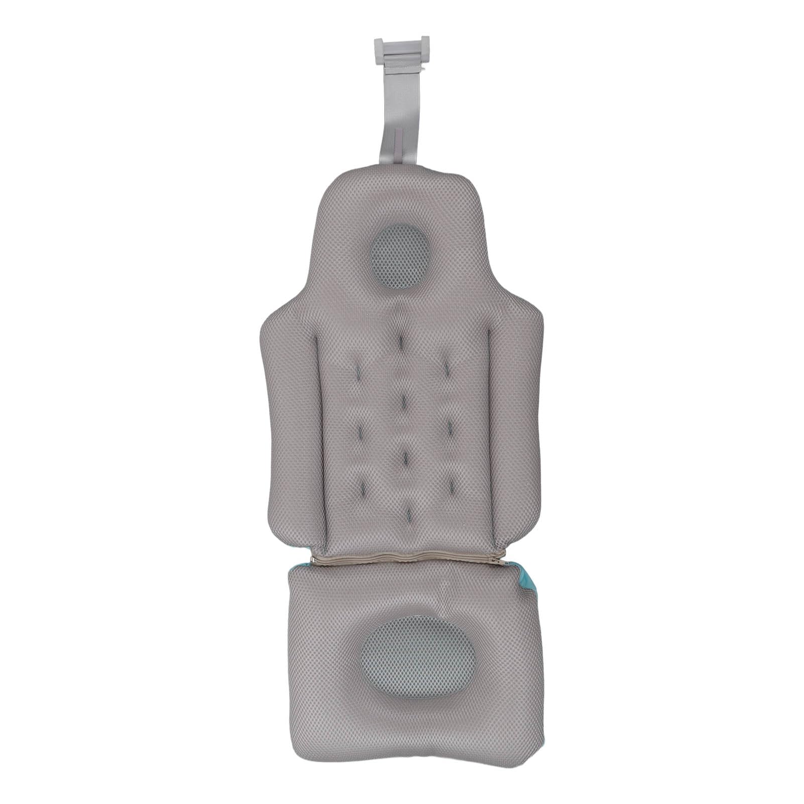 Cojín para Bañera, Suave, Elástico, de Secado Rápido, Extraíble, Lavable, Almohada de Baño para SPA para Baño para Adultos (Azul)