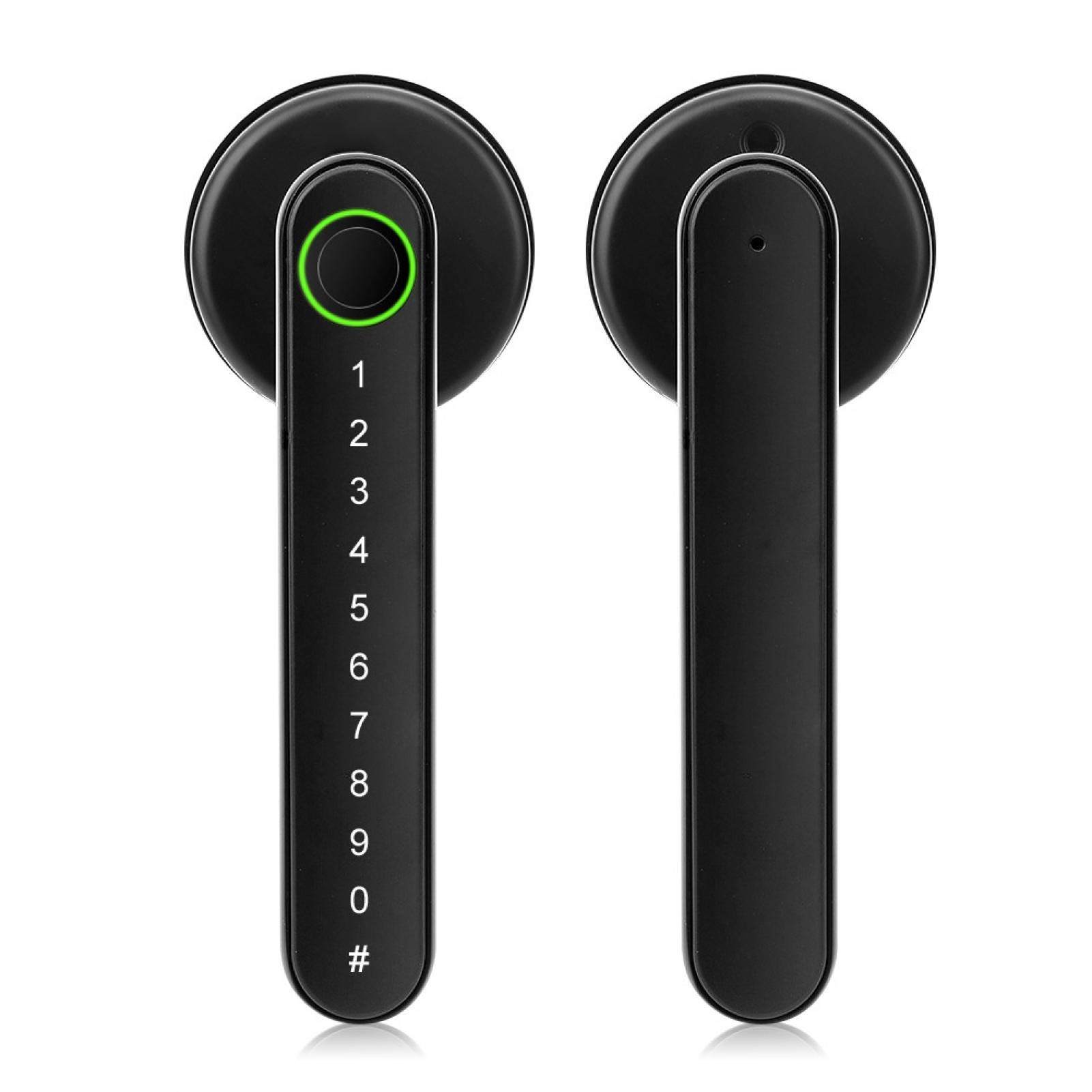 App Control Low Voltage Alarm Function Electronic Fingerprint Handle Lock, Fingerprint Mechanical Handle Lock, Real-Time Monitoring Villas for Home'