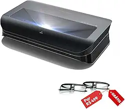 AWOL VISION LTV-3000 Pro, Projetor Ultra Curta Distância, Laser RGB 4K 3D, 3000 Lumens de Pico, Dolby Vision e Atmos, HDR10+, Tela de 150", Cinema em Casa
