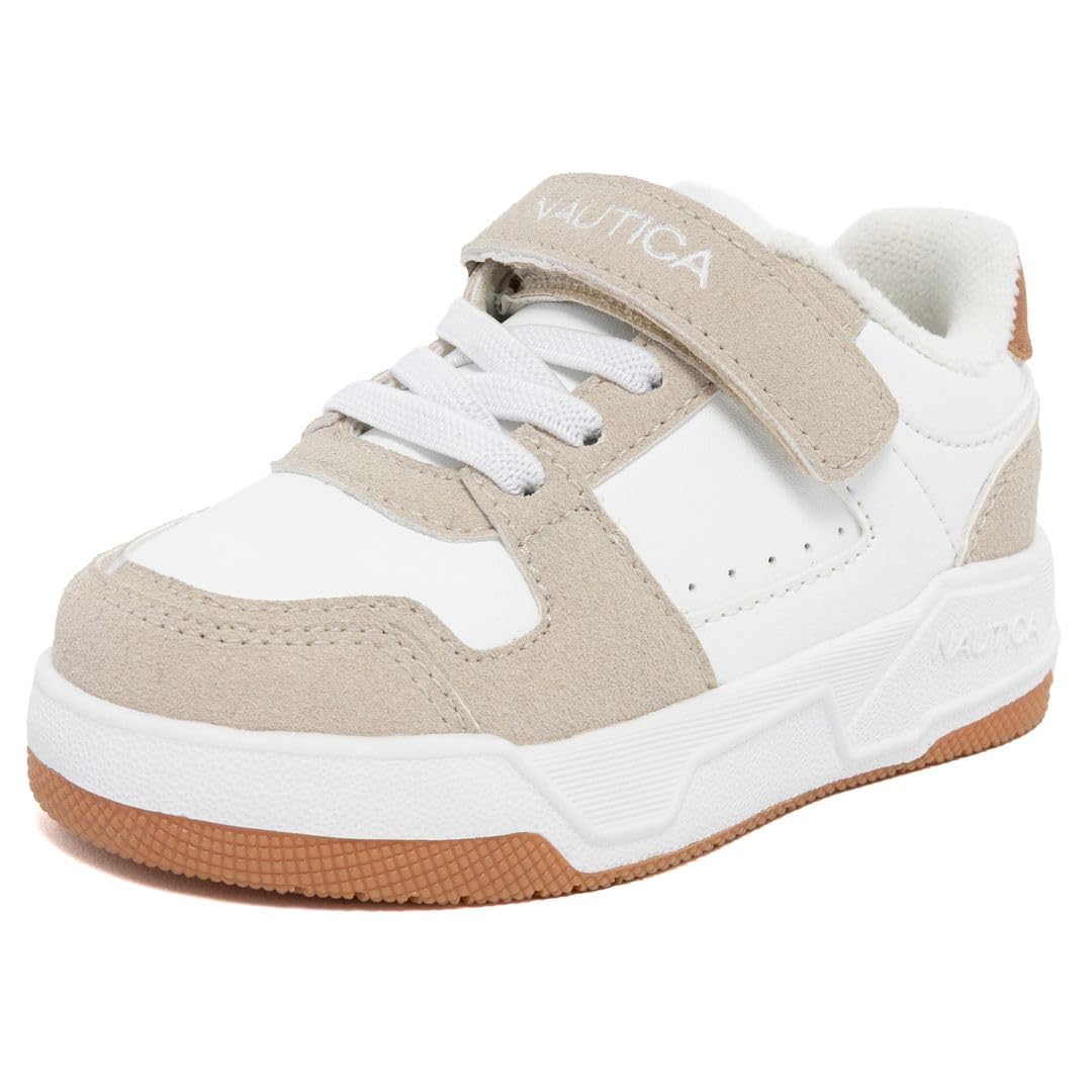 Nautica Kids Adjustable Strap Shoes | Comfortable Casual Sneakers for Boys and Girls, Toddlers &amp; Little Kids