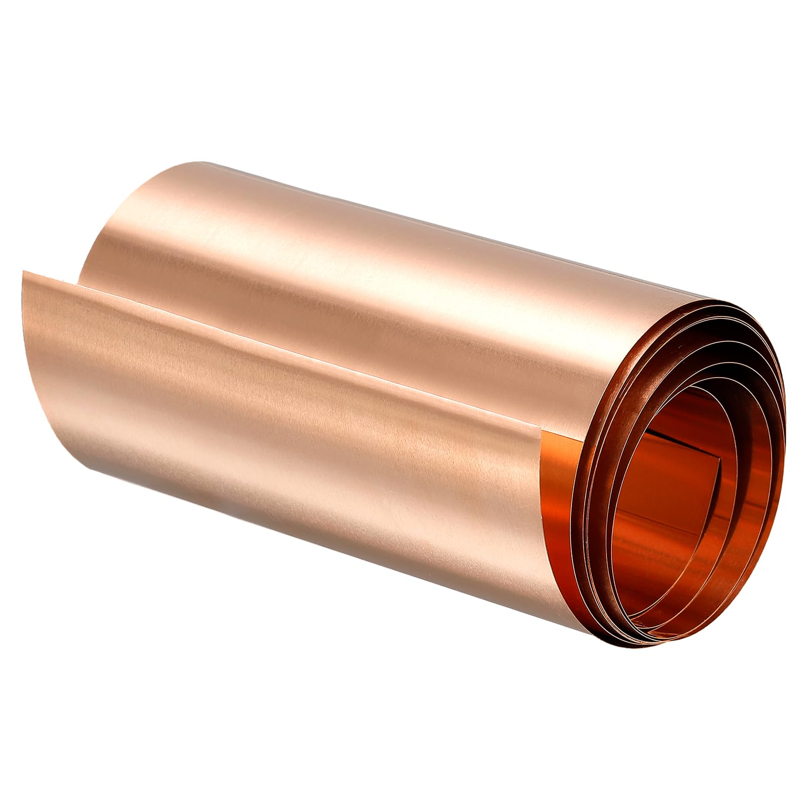 uxcell Copper Sheet Roll, Metal Foil Plate 1000mm x 90mm x 0.1mm
