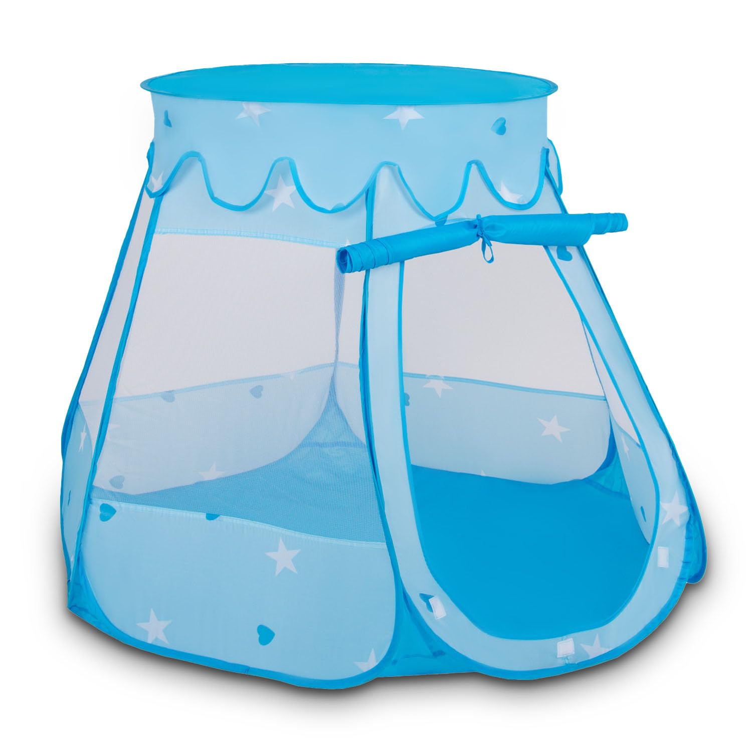 Selonis 105X90 Play Tent Castle House Pop Up Ballpit Plastic Balls For Kids, Blue โ image 1