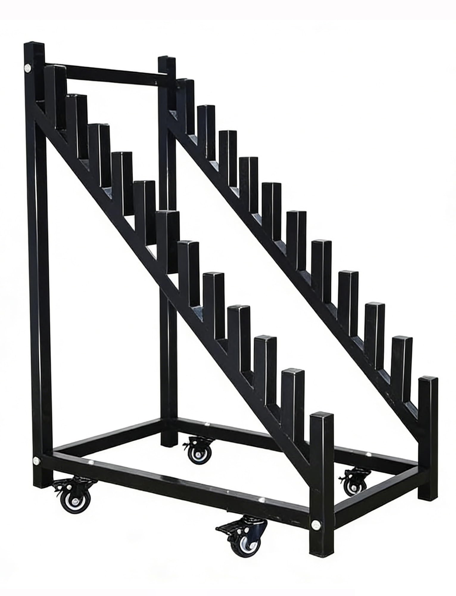 DFGHNBVC Portable Ceramic Tile Display Stand, Flooring And Wood Plate Storage Rack For Retail Stores, For Building Material Samples,With Wheels-W50Cm