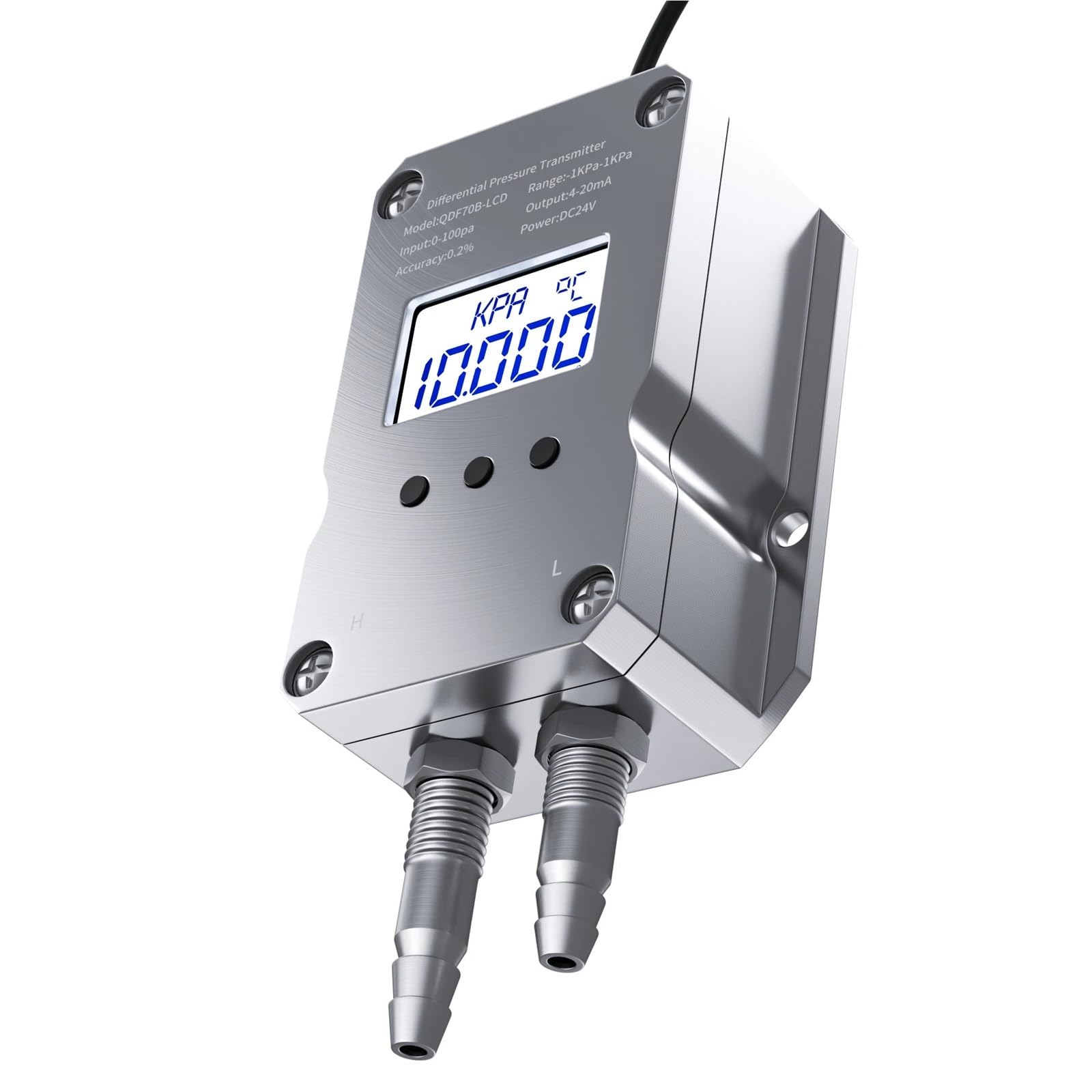 Transmisor de presión diferencial 4-20 mA Sensor Alta precisión(0-4KPa)