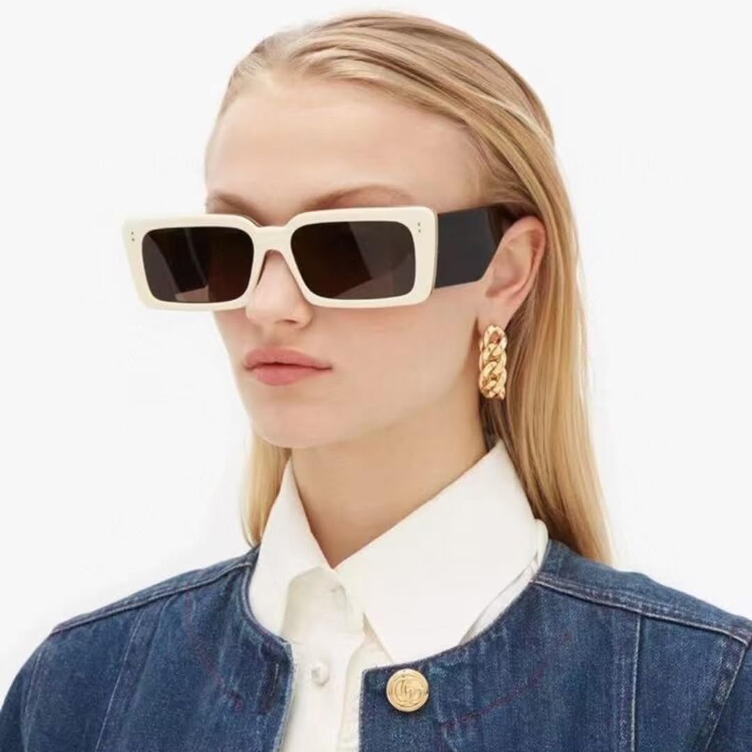 Gafas de sol con protección UV400, lentes verdes de gran tamaño, para mujeres y hombres, deportes al aire libre y conducción