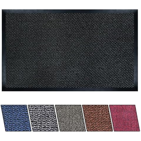 Ranjha's door mat ideal choice anti slip door mats indoor trendy washable door mat superb absorbent hard wearing entrance mats suitable for all floors dirt trapper door mats outdoor Anth40x60cm Cover