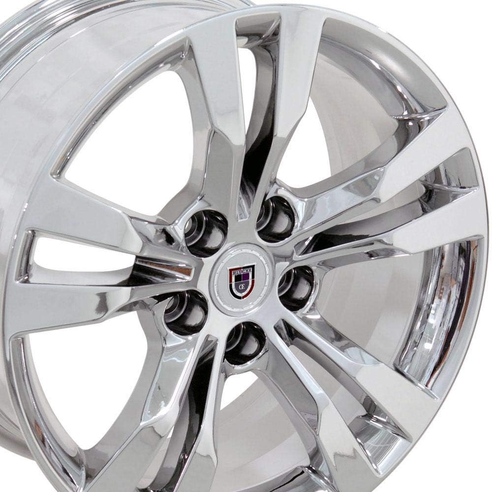 OE Wheels LLC 18 inch Rim Fits CTS Wheel CA15A 18x8.5 Chrome Wheel Hollander 4717