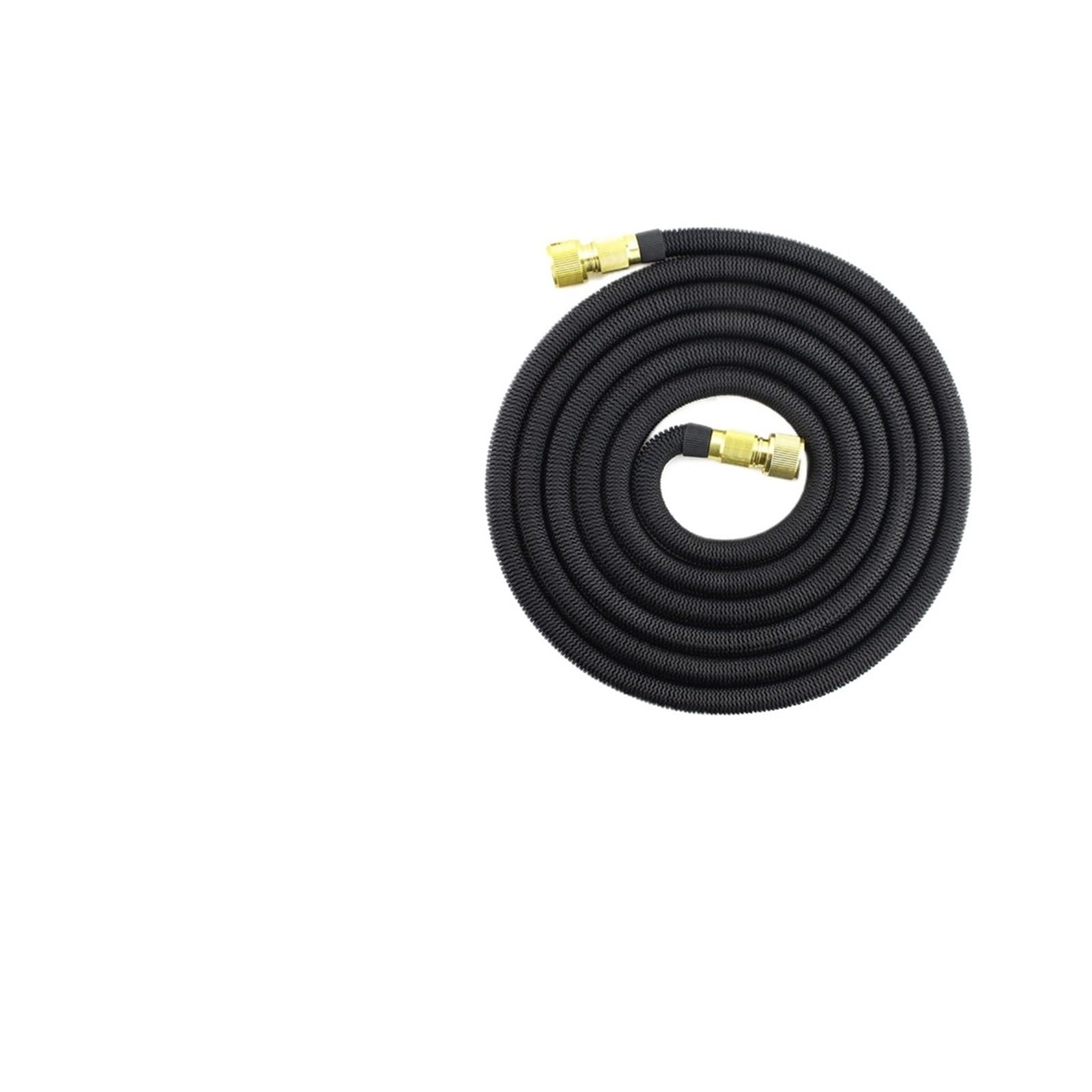 Juego de mangueras de jardín extensibles Kit de manguera for pistola de agua, manguera mágica for jardín, riego de granjas, lavado de autos, lavadora de alta presión(Nero,50FT)