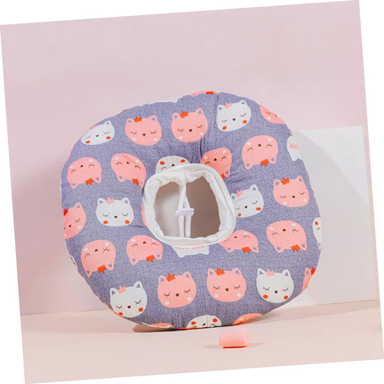 FOMIYES 3piezas Collar Protector para Mascotas De Algodón Anillo De Recuperación para Perros y Gatos Lamer Heridas s Diseño Aleatorio