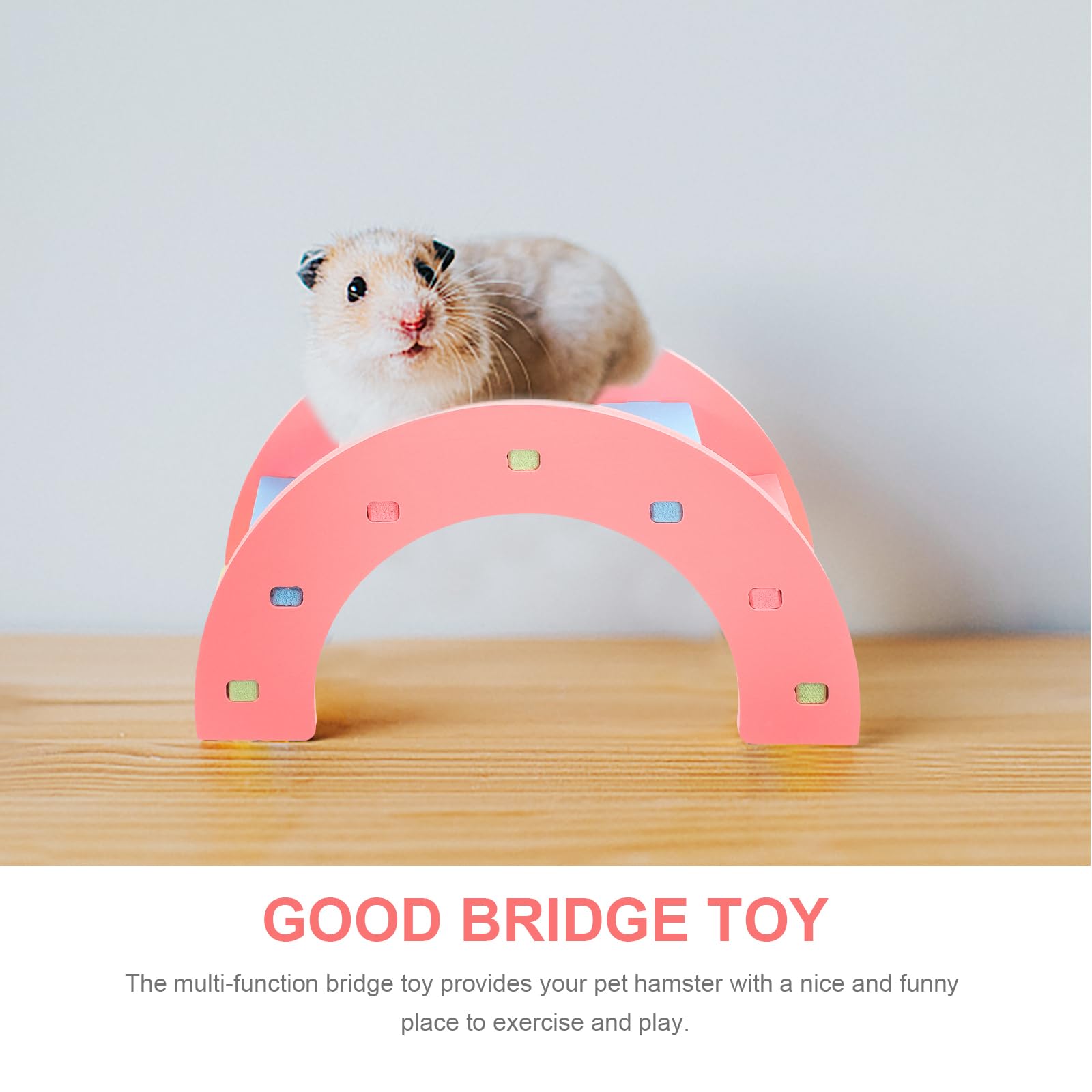 Pet Climbing Bridge Guinea Pig Hamster Rat Cage Decor Ladder Ramp Animals