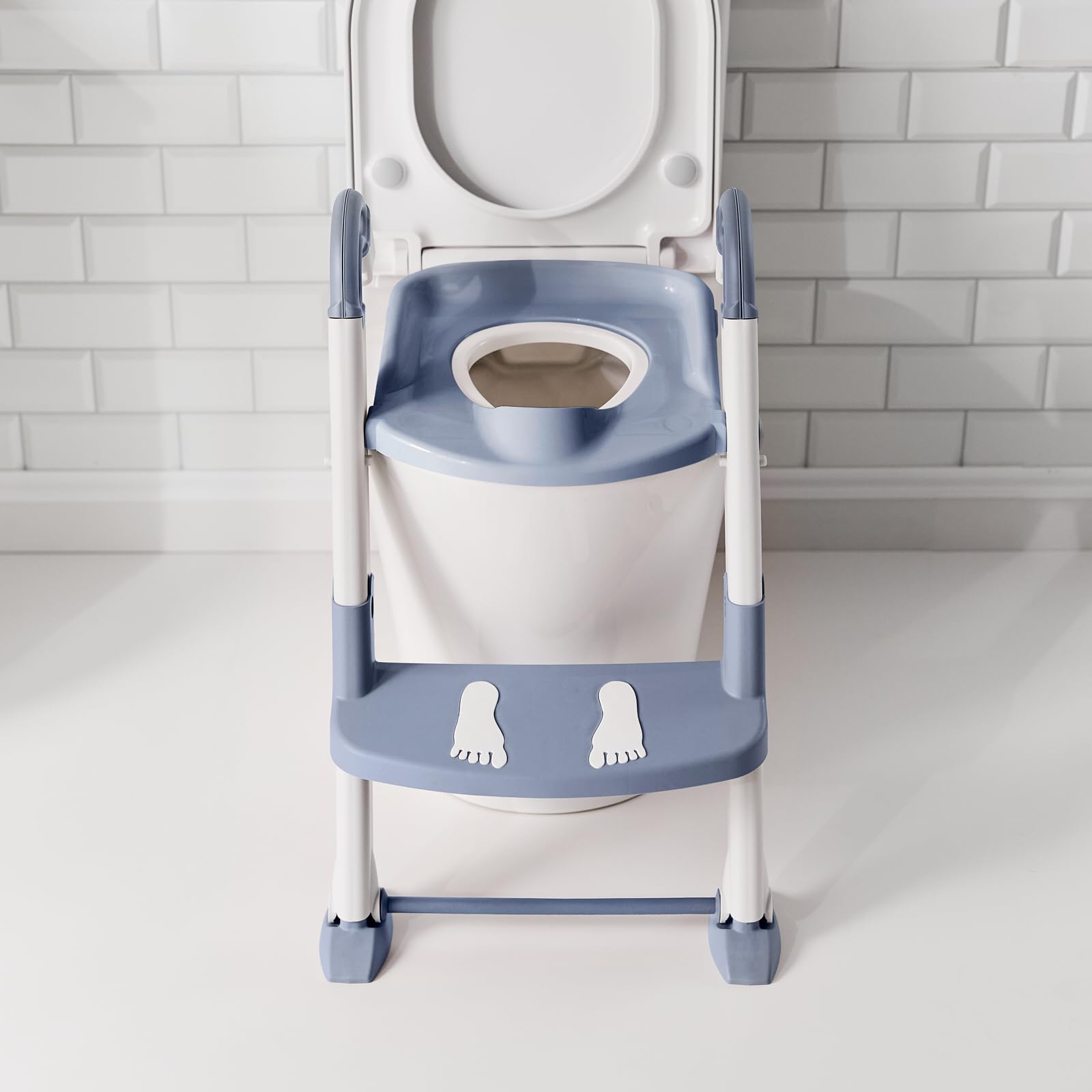 Istruttore per WC 3 in 1, 3 colori, per bambini, regolabile, blu