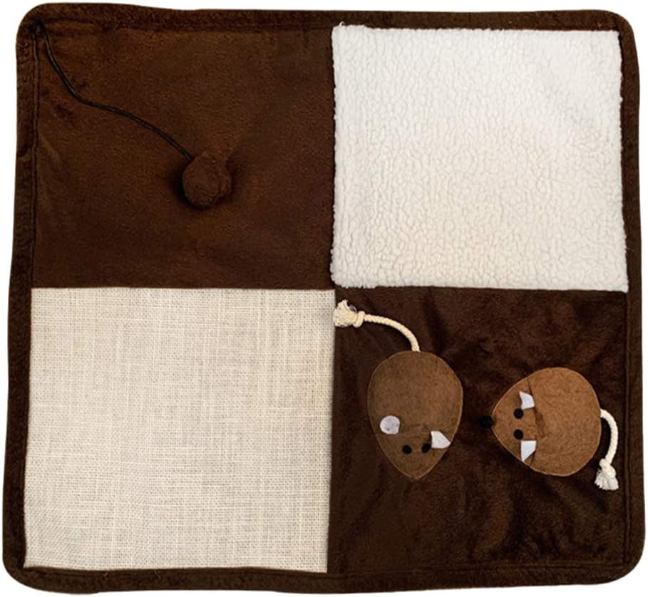 Ledmomo 猫マット 爪とぎマット かわいい 柔軟 折りたたみ式 猫用 犬用 小動物用 Ledmomo 猫マット 爪とぎマット かわいい 柔軟 折りたたみ式 猫用 犬用 小動物用