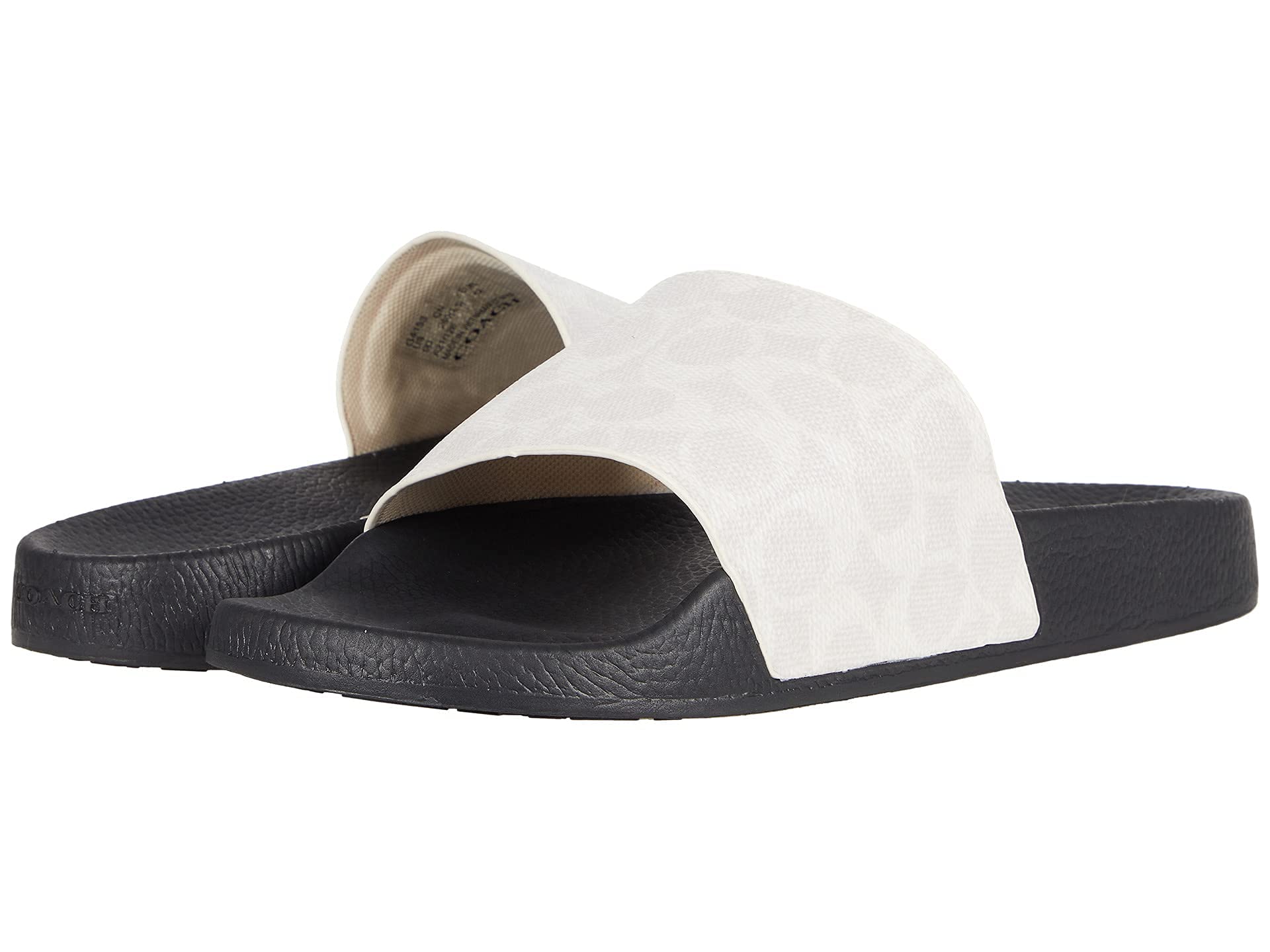 Coach New York Men's Signature Coated Canvas Pool Slides
