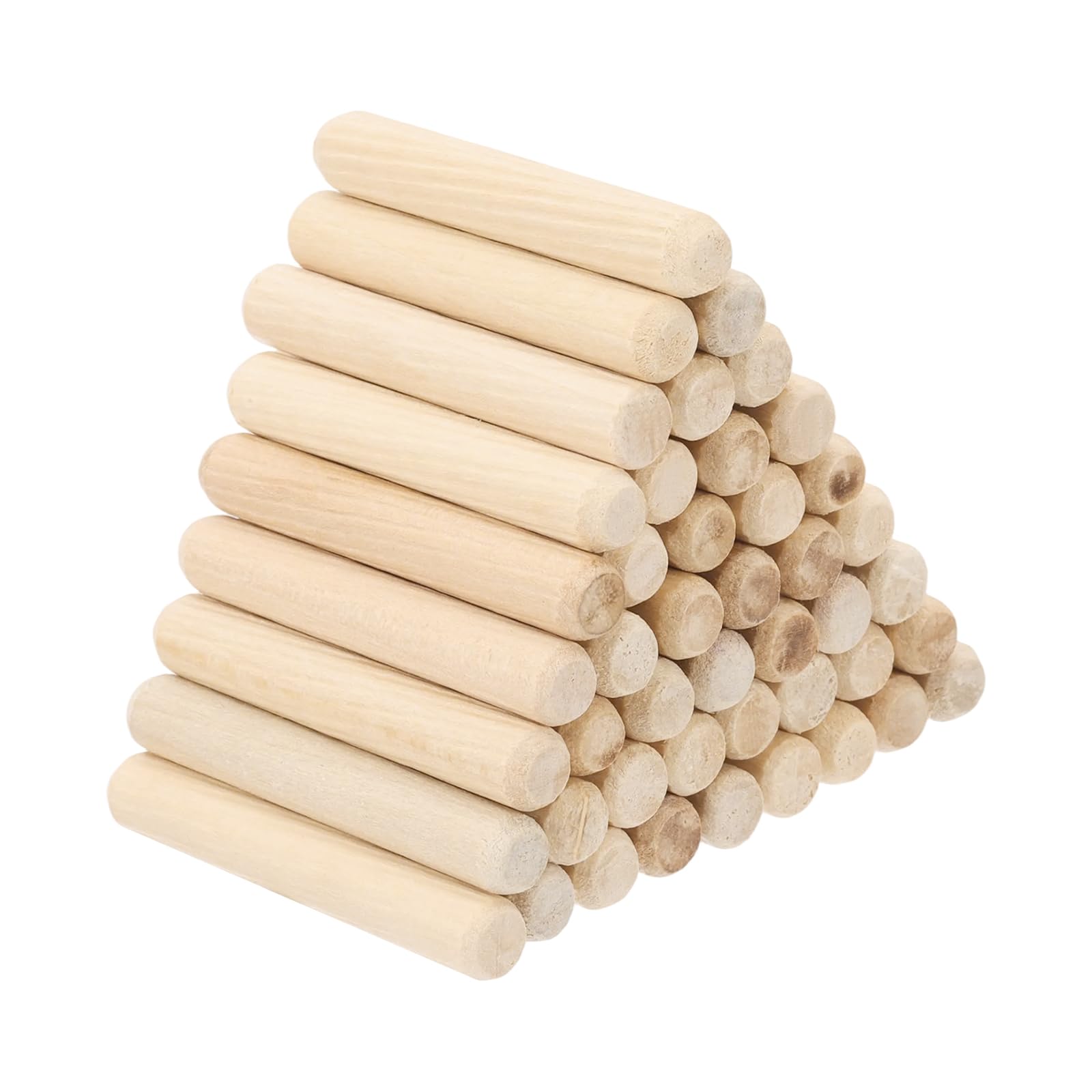 PATIKIL 5/16" x 2"(8 x 50mm) Wood Dowel Pins
