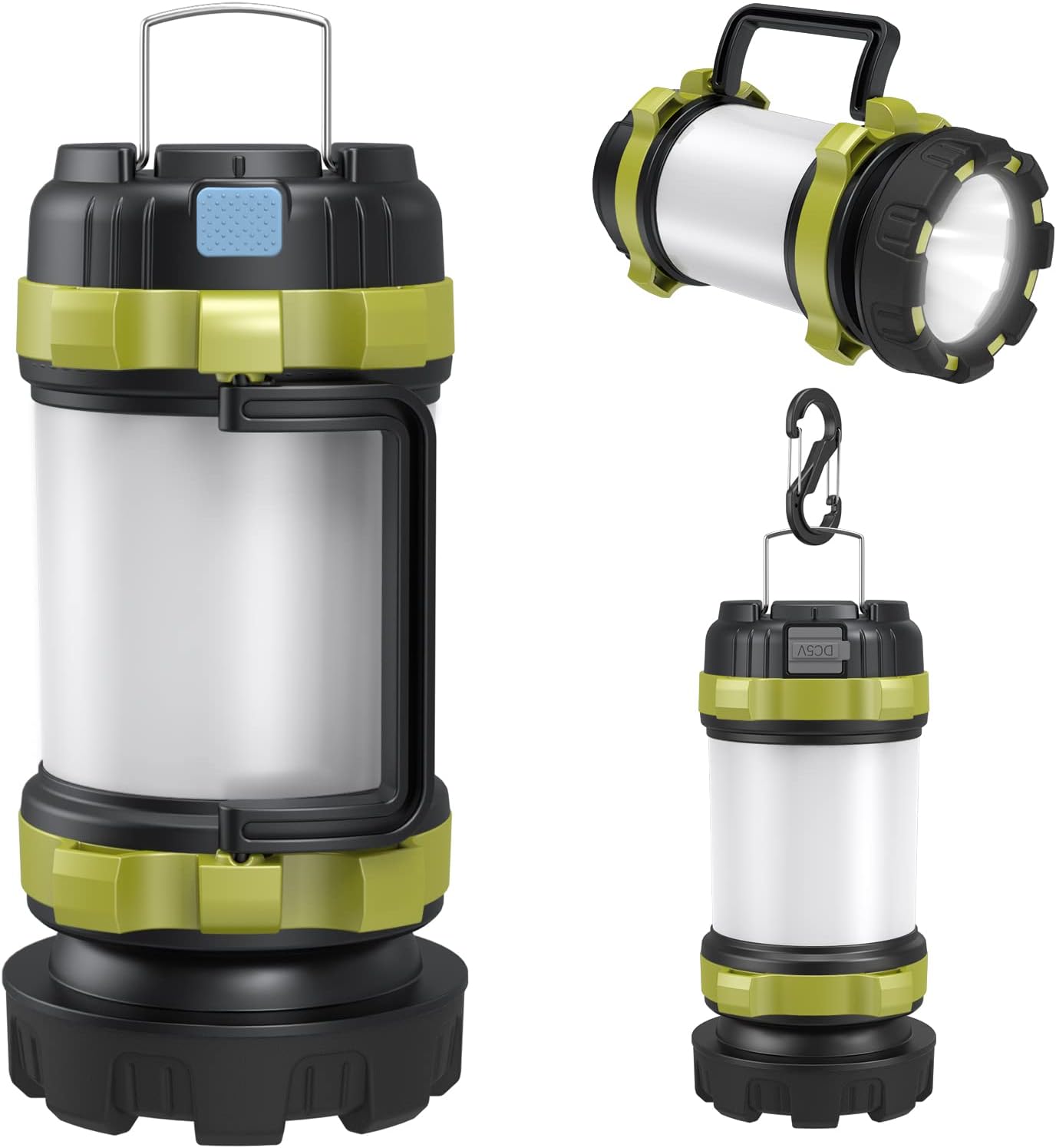 DARMAI Camping Lantern Rechargeable, 800 Lumen Rechargeable LED Torch, IPX4 Waterproof Ultimate