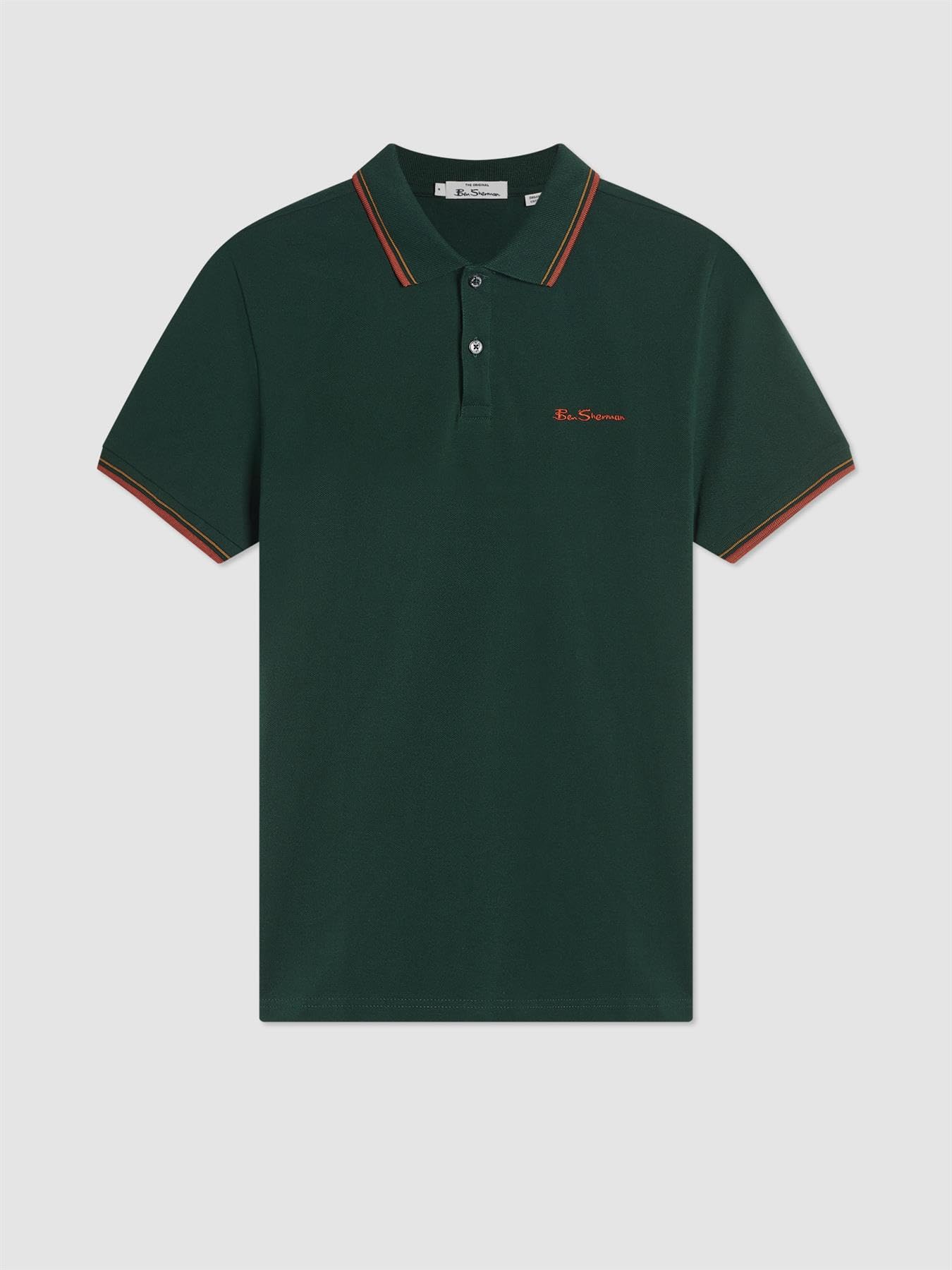 Ben Sherman Polo con punta distintiva para hombre de talla grande