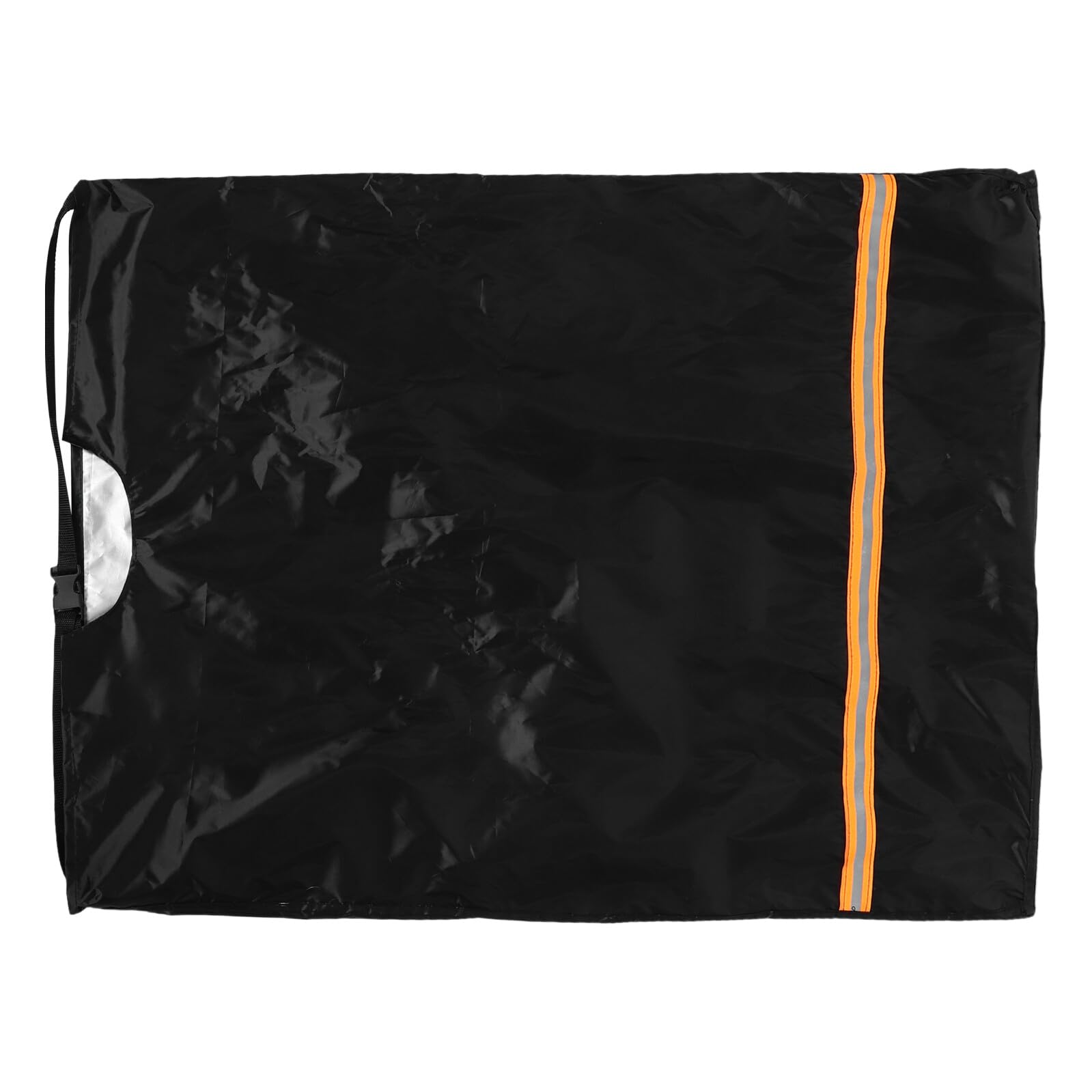 Protector para asiento de bicicleta infantil impermeable con tiras reflectantes oscuras 8