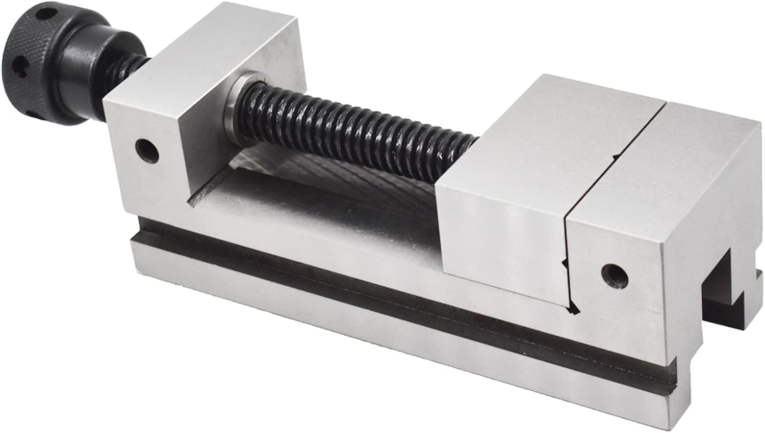 kimllier Accuracy Grinding Vise 3 x 1-3/8 Inch Accuracy Toolmakers Vise Fit for Holding of Square and Round Parts, Vertically and Horizontally