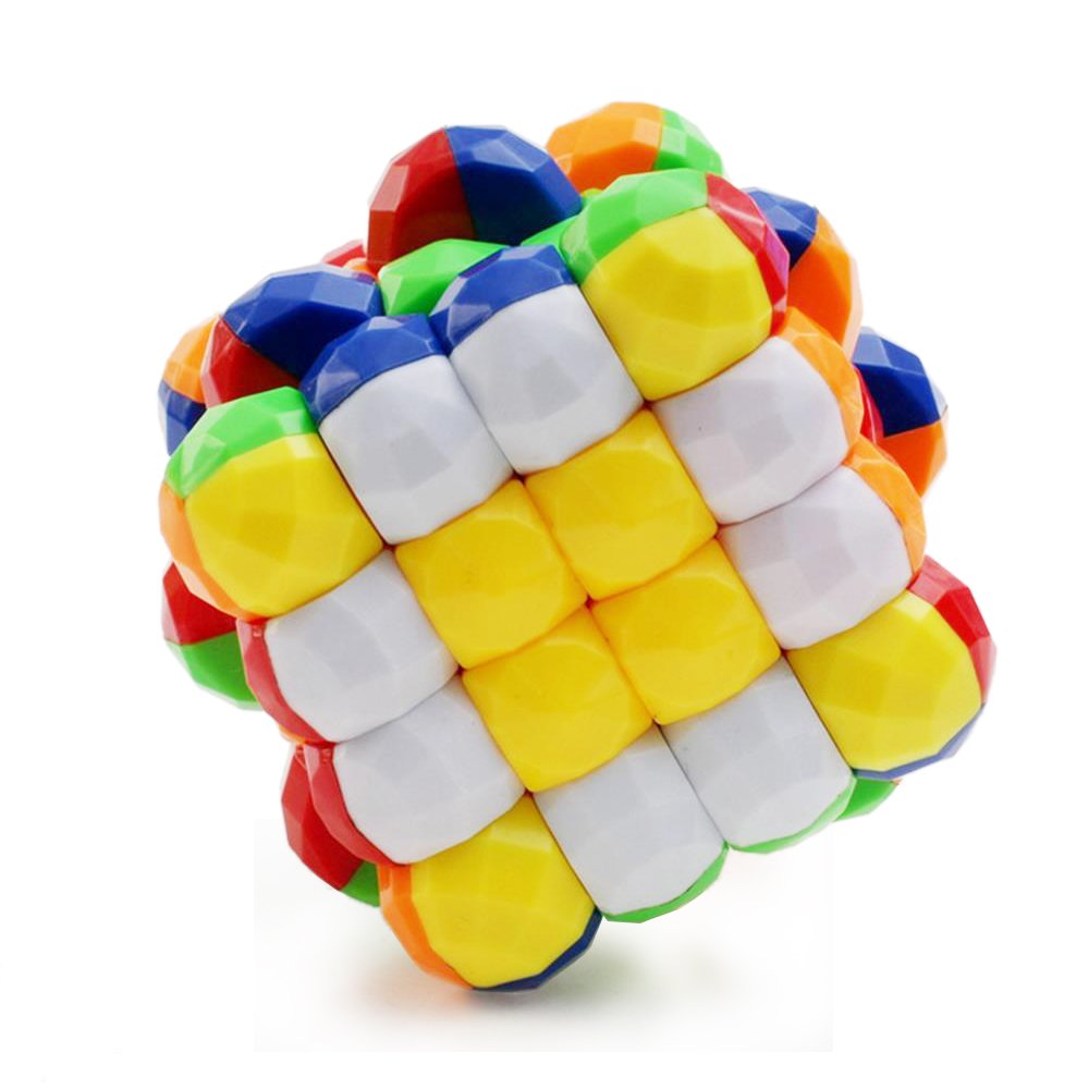 beads shaped Speed Cube 4x4 Stickerless Enhanced Version Smooth Magic Cube Puzzles