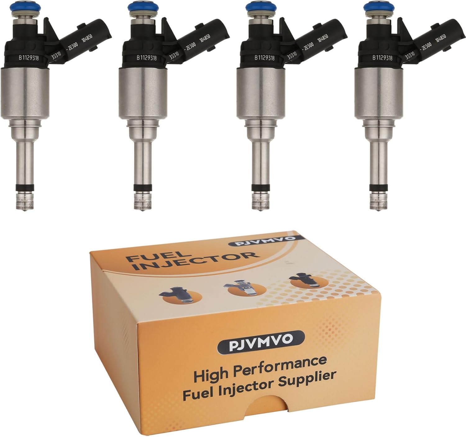 35310-2E500 High-pressure GDI 2.0L Fuel Injectors,Compatible with/Kia 2.0 Soul Forte 2014-2016,Compatible with/Hyundai Elantr Tucson 2014-2015 |6 Holes| |Set of 4|