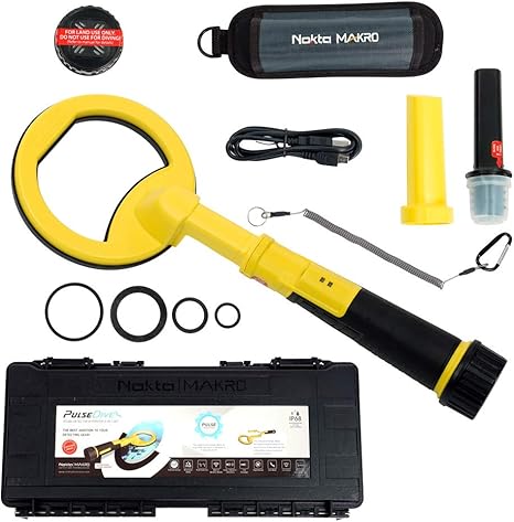 Nokta PulseDive Underwater Metal Detector, Waterproof Pinpointer 2-in-1 Set for Adults with 5.5 Inch Search Coil, 3 kHz Pulse Induction Frequency, Scuba Pulsedive and Pointer Nokta PulseDive Underwater Metal Detector, Waterproof Pinpointer 2-in-1 Set for Adults with 5.5 Inch Search Coil, 3 kHz Pulse Induction Frequency, Scuba Pulsedive and Pointer
