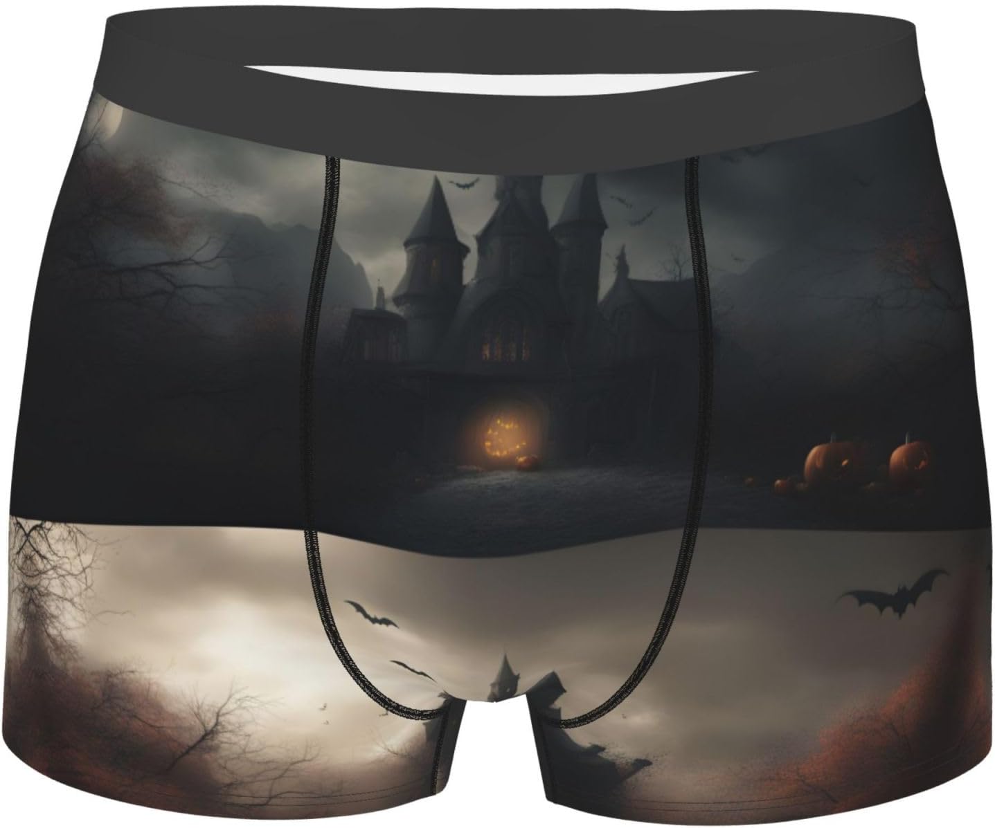 Halloween Horror Print Boxers For Menâ€“full Print Mens Underwear Boxer Briefs,Comfortable Boxers For Men