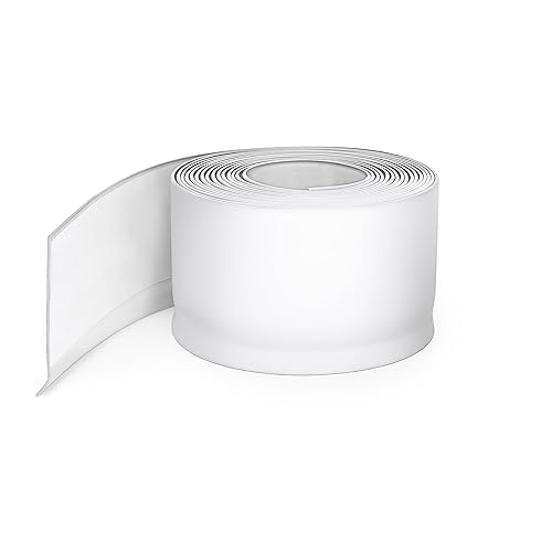 Mohawk Peel and Stick Vinyl Wall Base in White 4”W