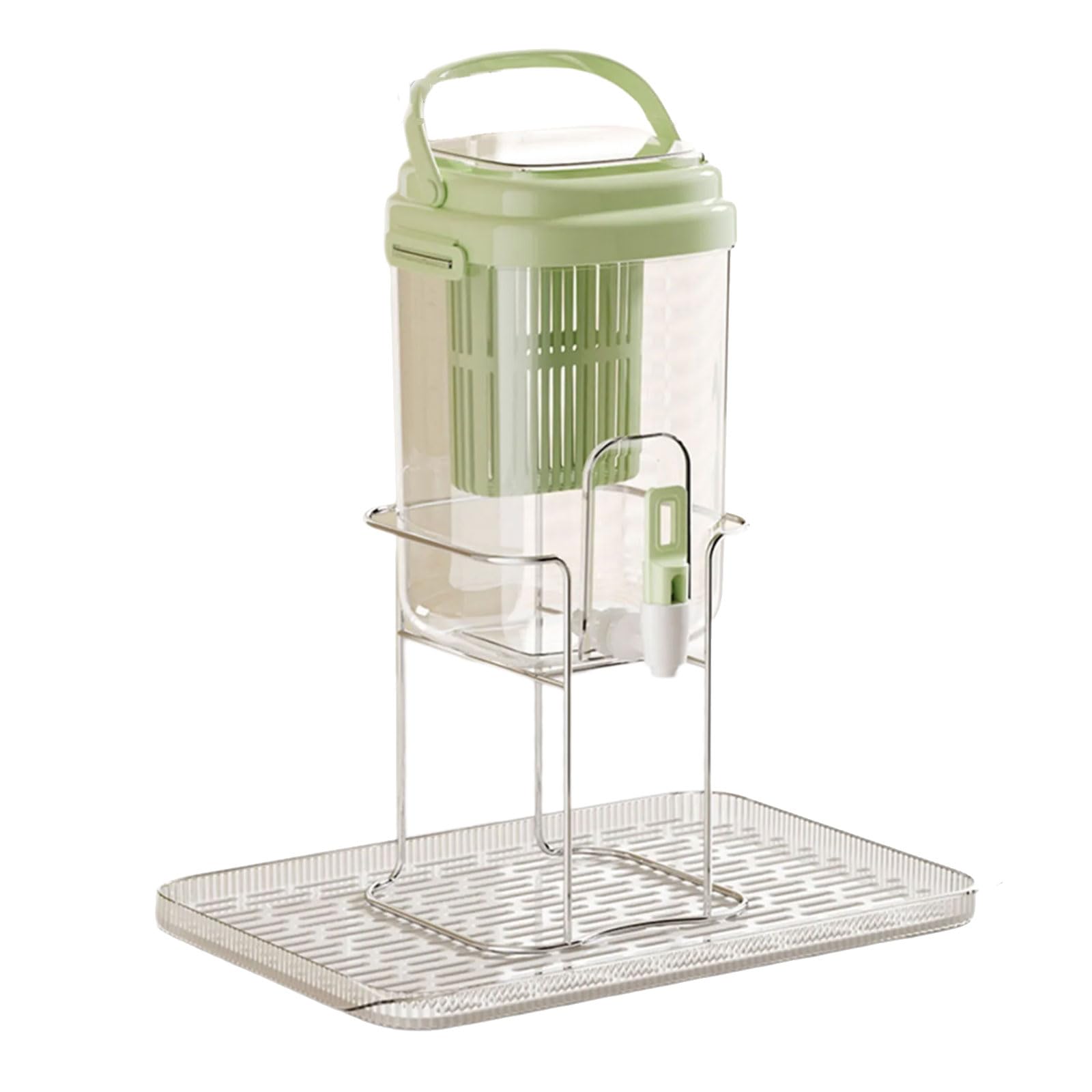 MALSSE Iced Drink Dispenser Pitcher, Leak-Proof Design with Easy-Pour Tap, Large Capacity for Fridge Storage Leak Proof Iced Beverage Dispenser