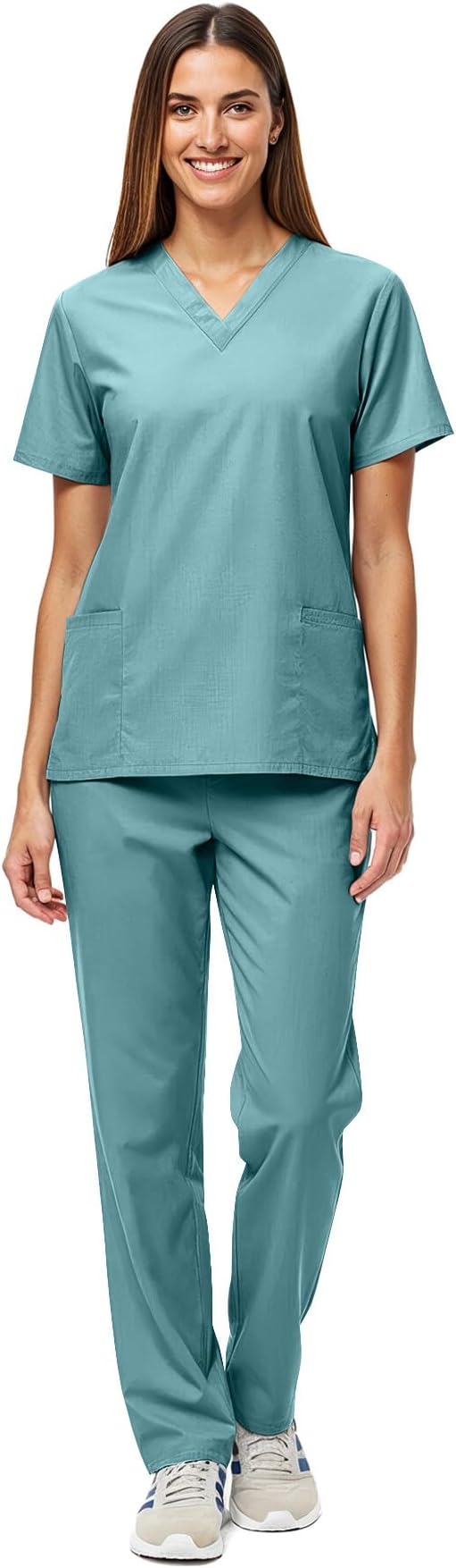 Unisex Scrub Set-Top and Pant Set (Standard Workwear Scrub Set)