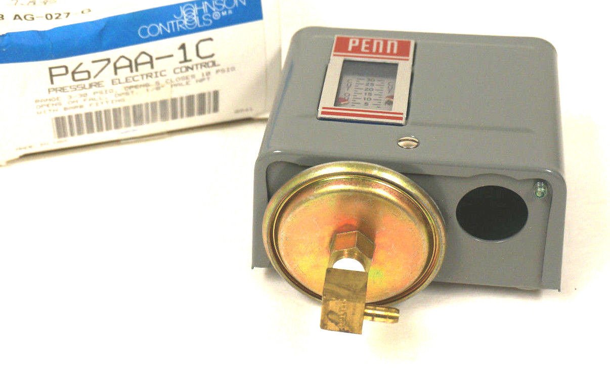 Contrôleur basse pression Johnson Controls P67AA-1C pour éviter les pannes de compresseur