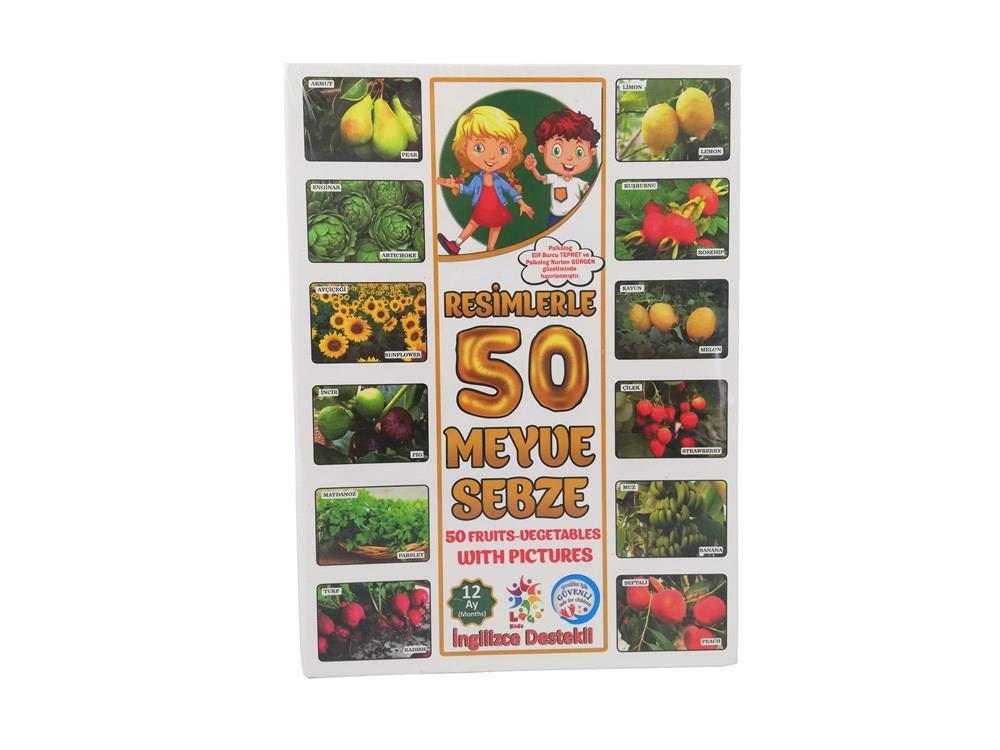 LCFS7435 FLASH CARD 50 MEYVE SEBZE