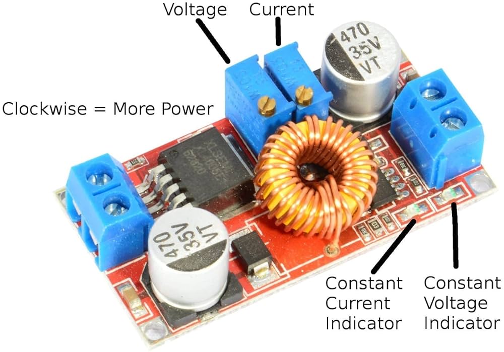 Robodo 5A DC to DC Buck Converter | Lithium Battery Step